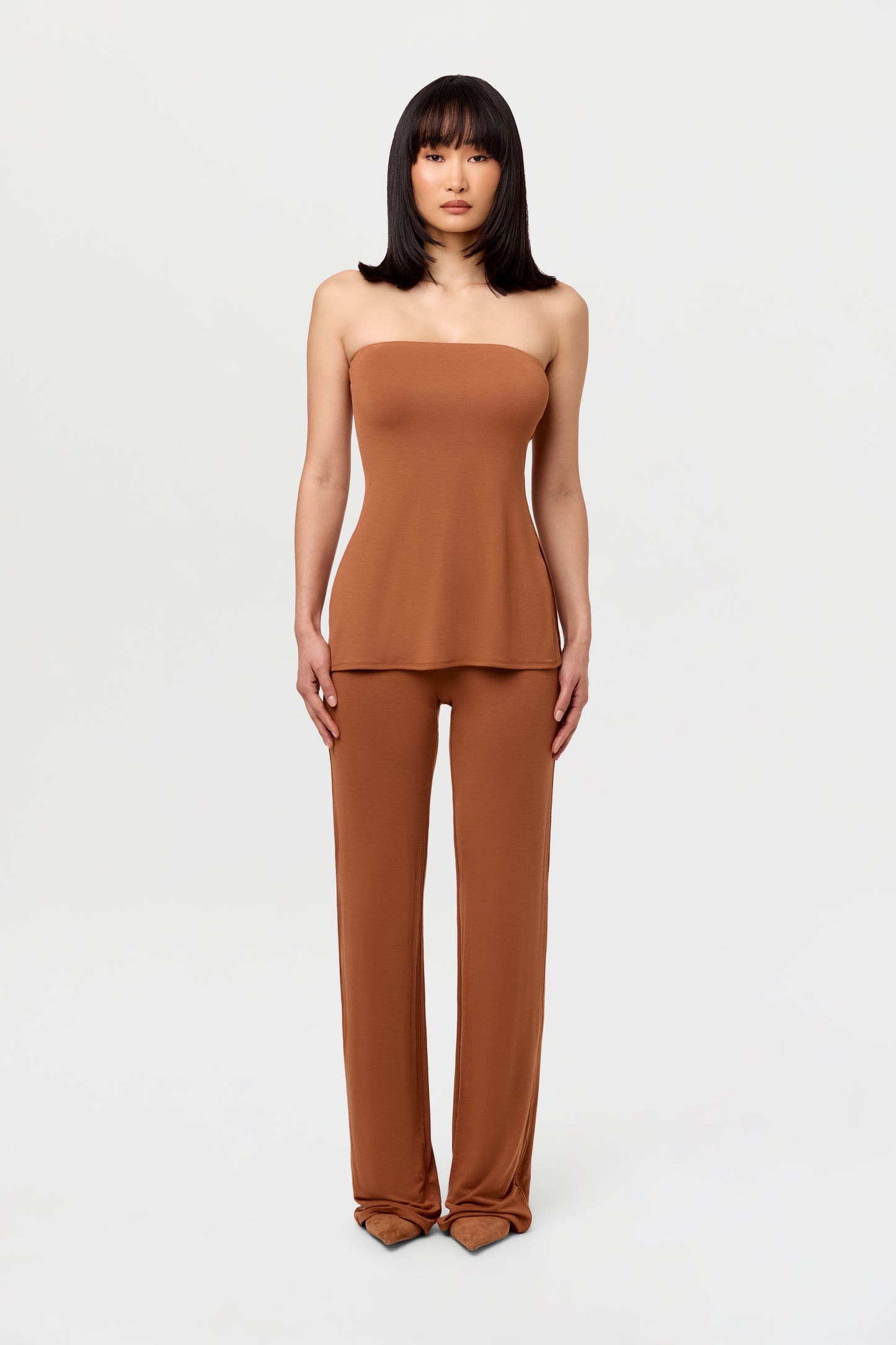 Modal Straight Leg Pant