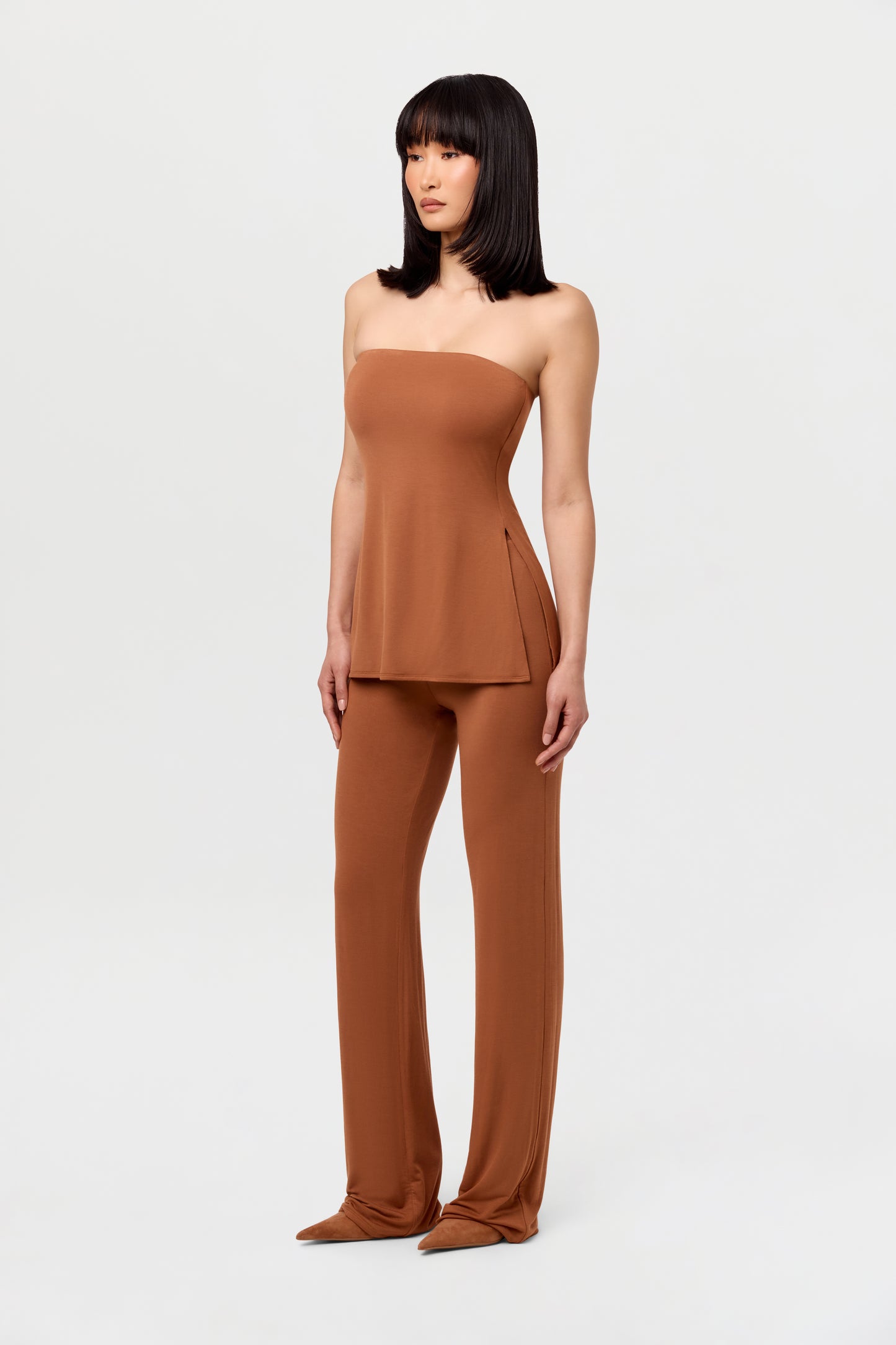 Modal Straight Leg Pant