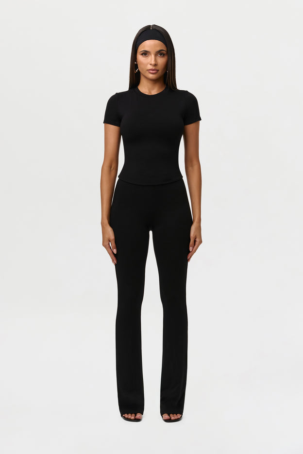 Smooth Bootcut Pants Petite