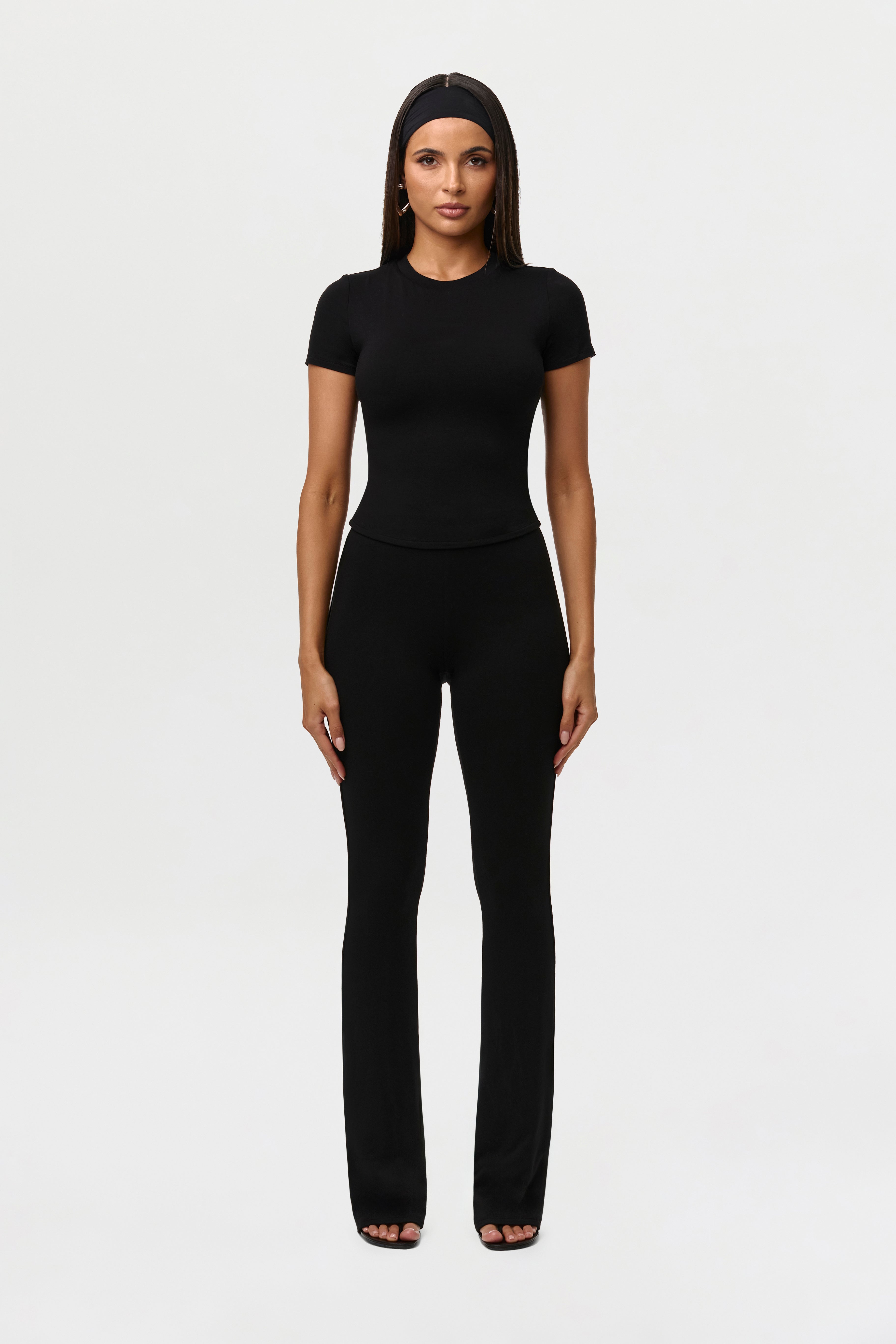 Smooth Bootcut Pants