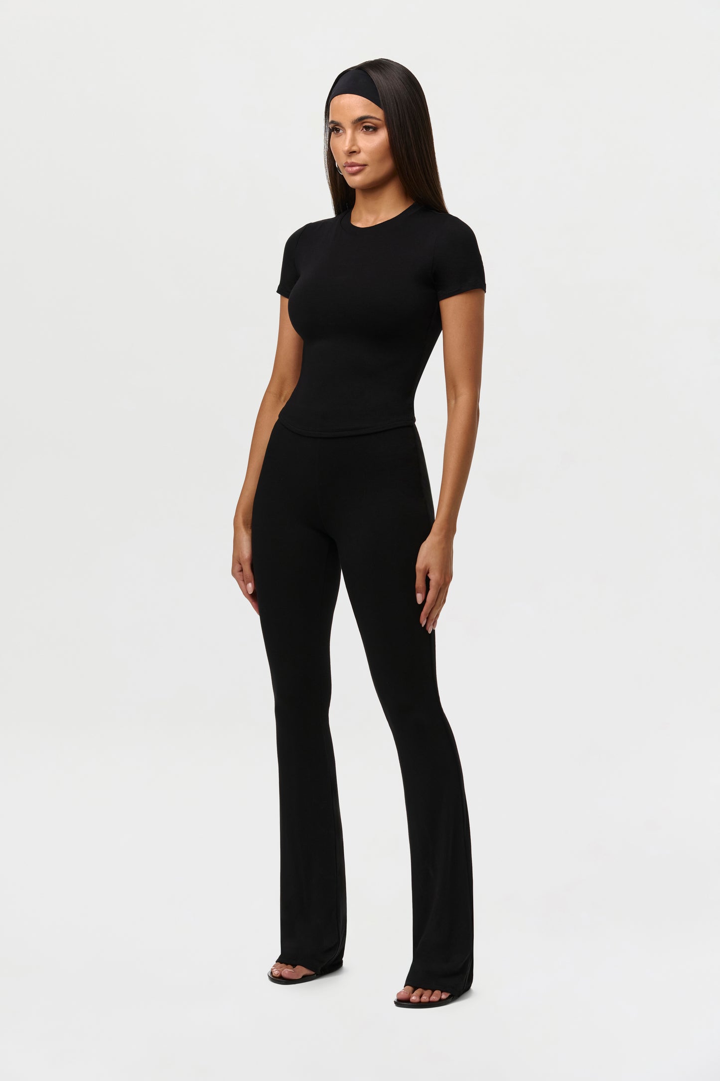 Smooth Bootcut Pants Petite