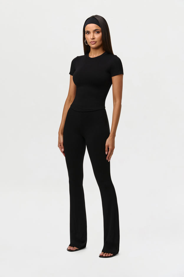 Smooth Bootcut Pants Petite