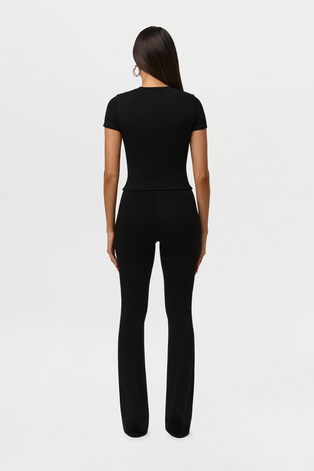 Smooth Bootcut Pants Petite