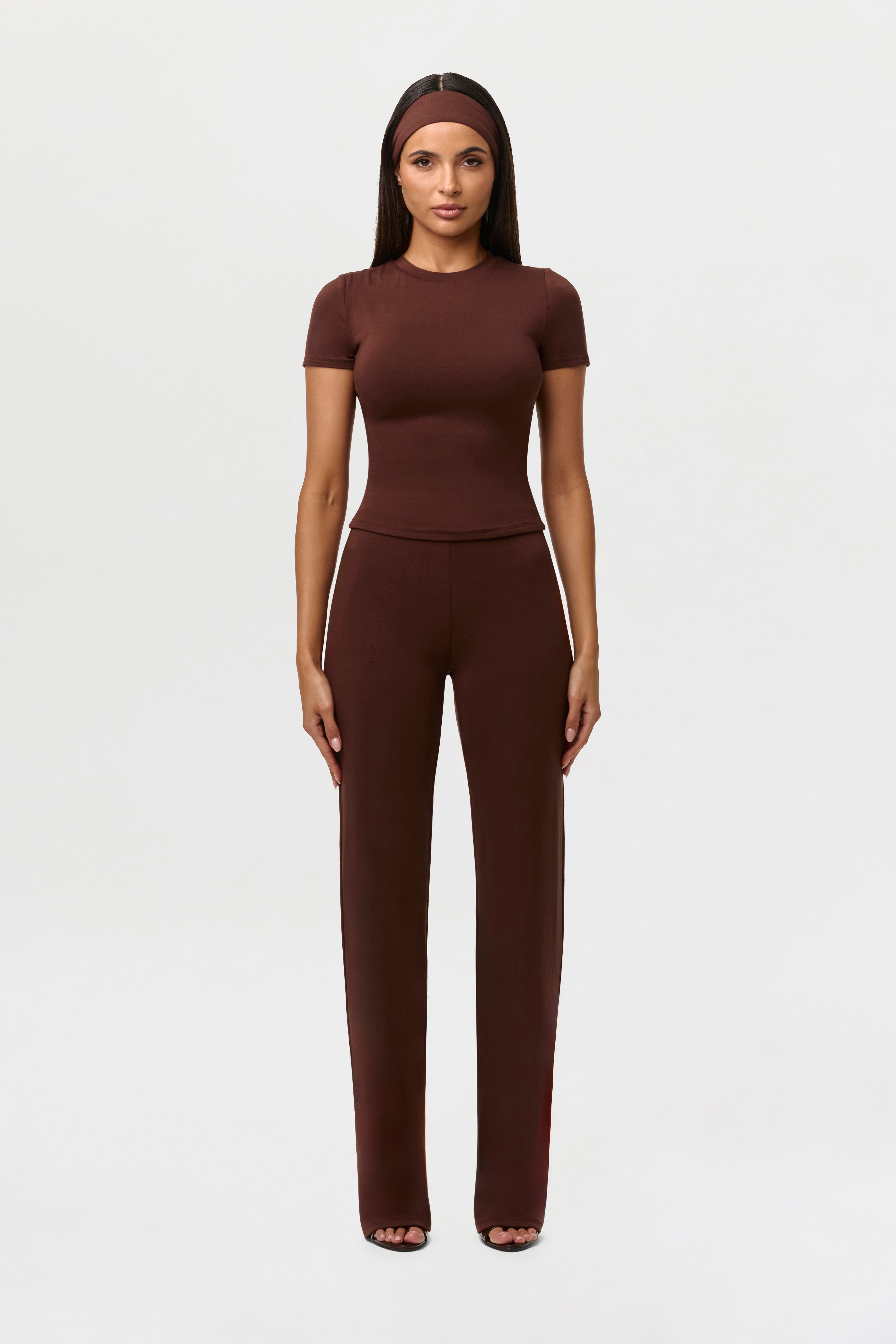 Smooth Straight Leg Pants