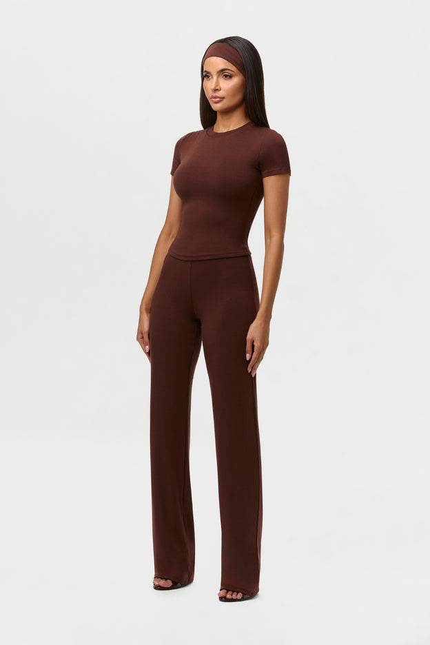 Smooth Straight Leg Pants Petite