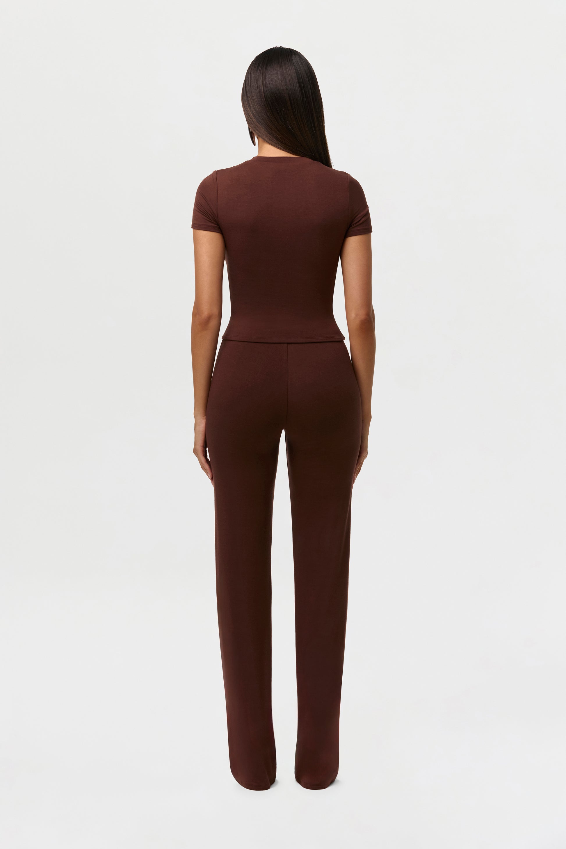 Smooth Straight Leg Pants Petite