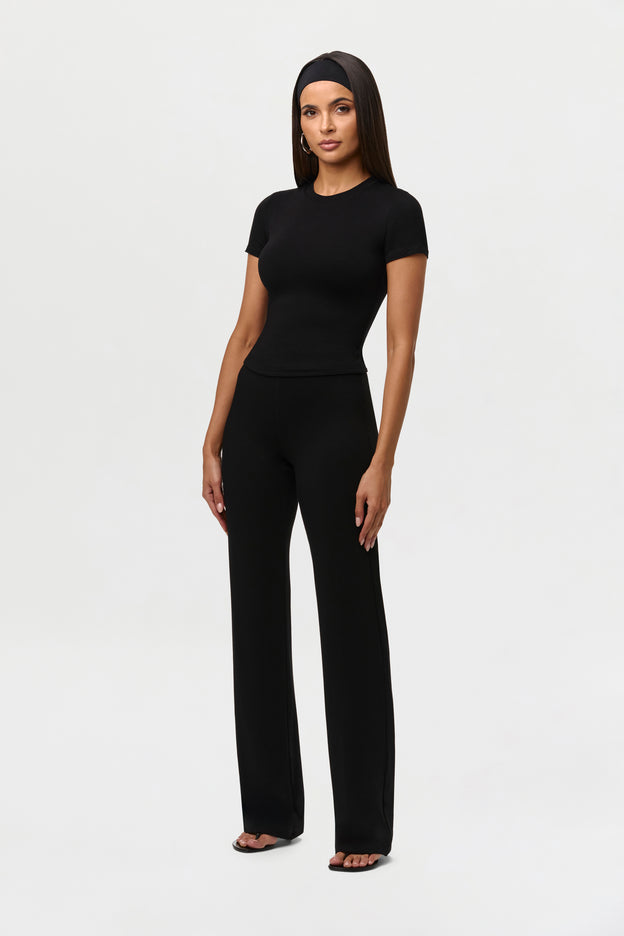Smooth Straight Leg Pants