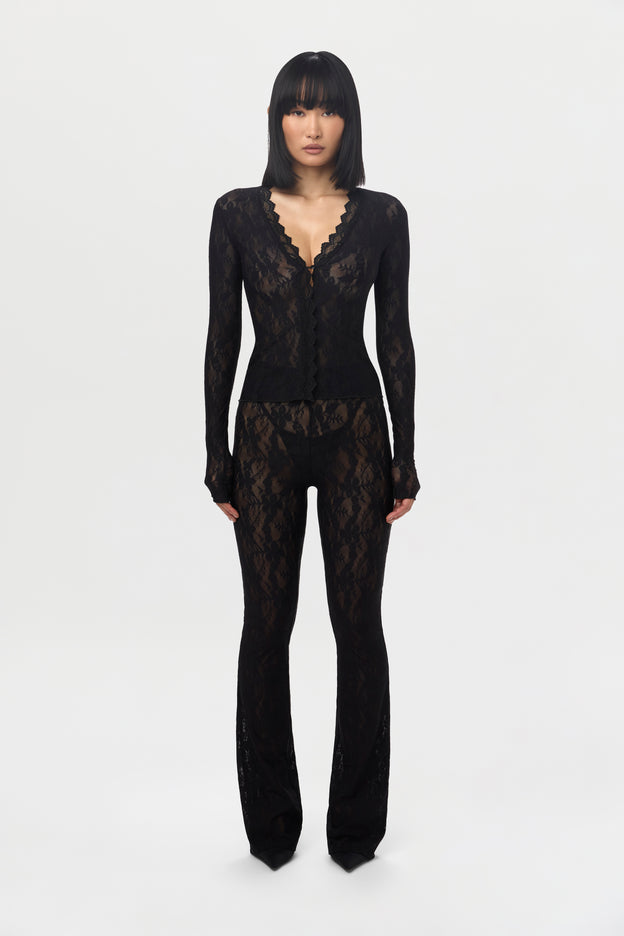 Stretch Lace Bootcut Pant