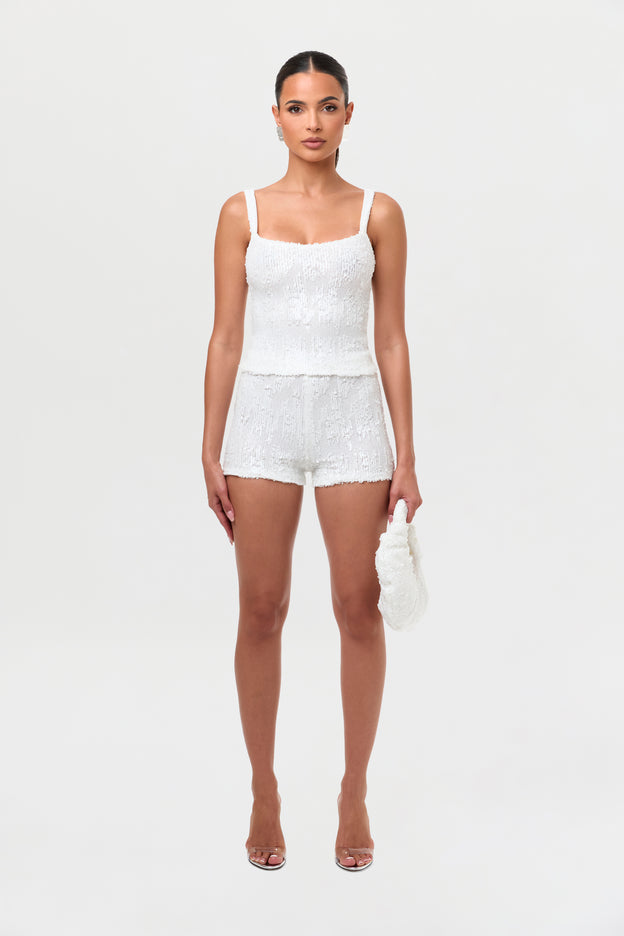 Sequined Tank Top