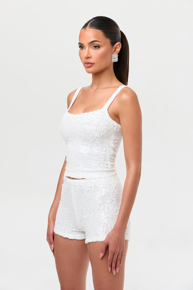 Sequined Tank Top