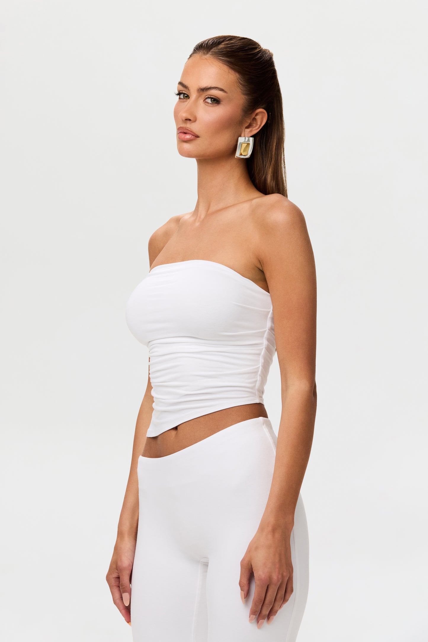 Smooth Shirred Tube Top