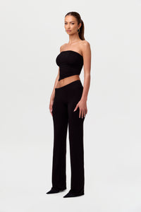 Smooth Asymmetric Bootcut Pant