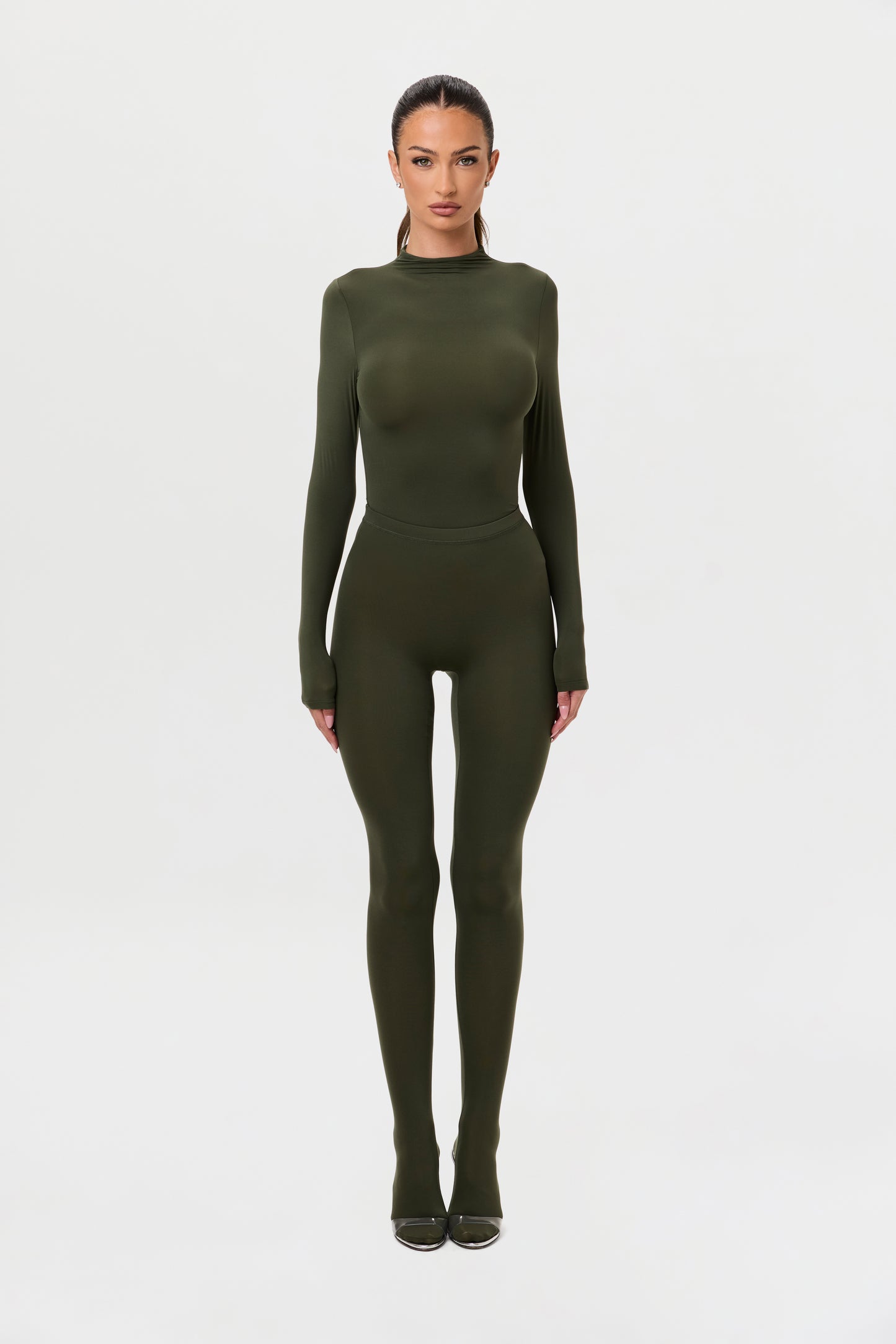 Naked Mock Neck Top