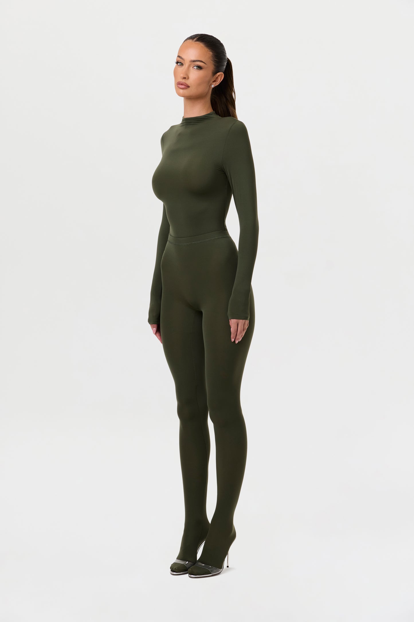 Naked Mock Neck Top