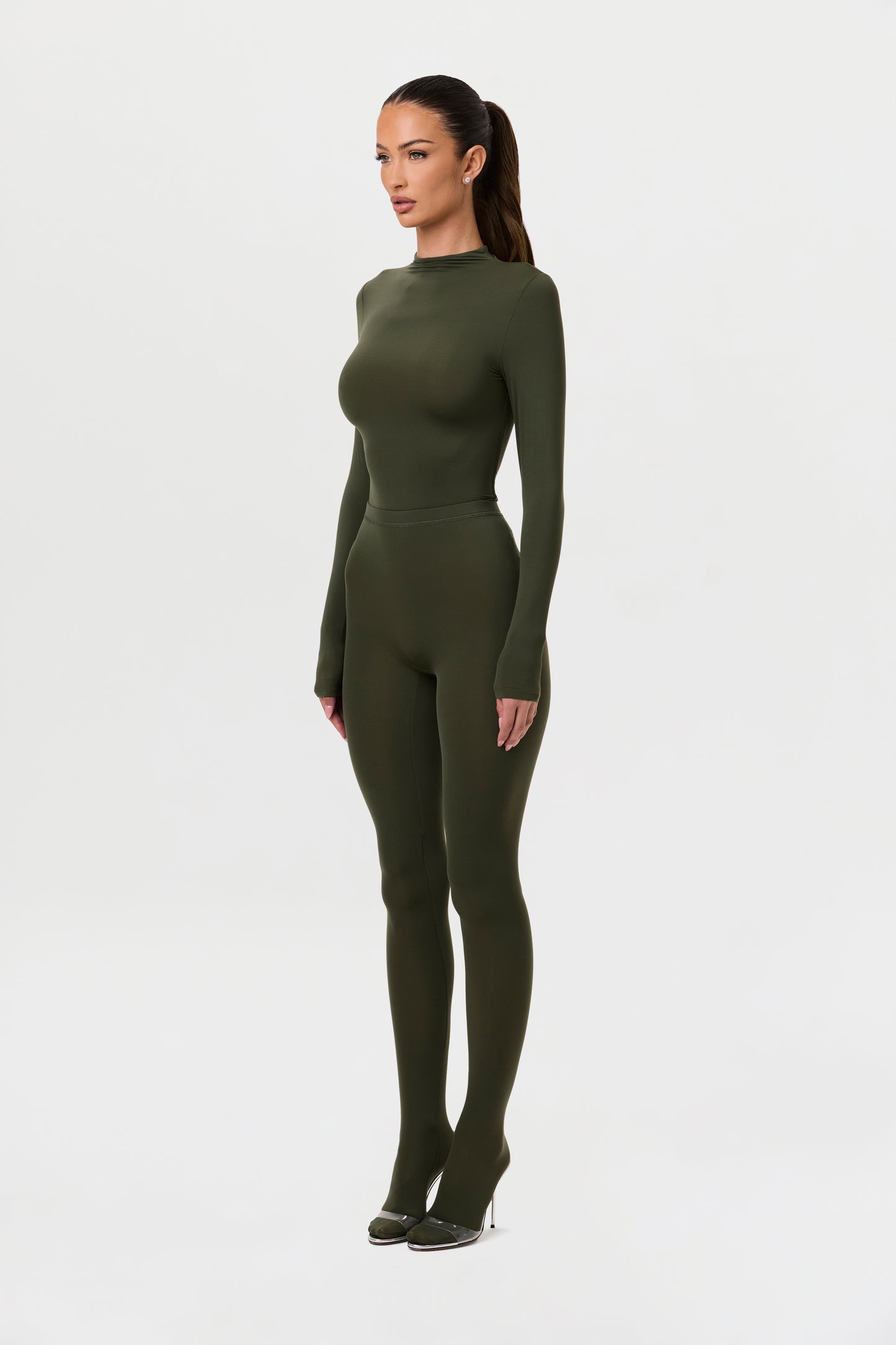 Naked Mock Neck Top