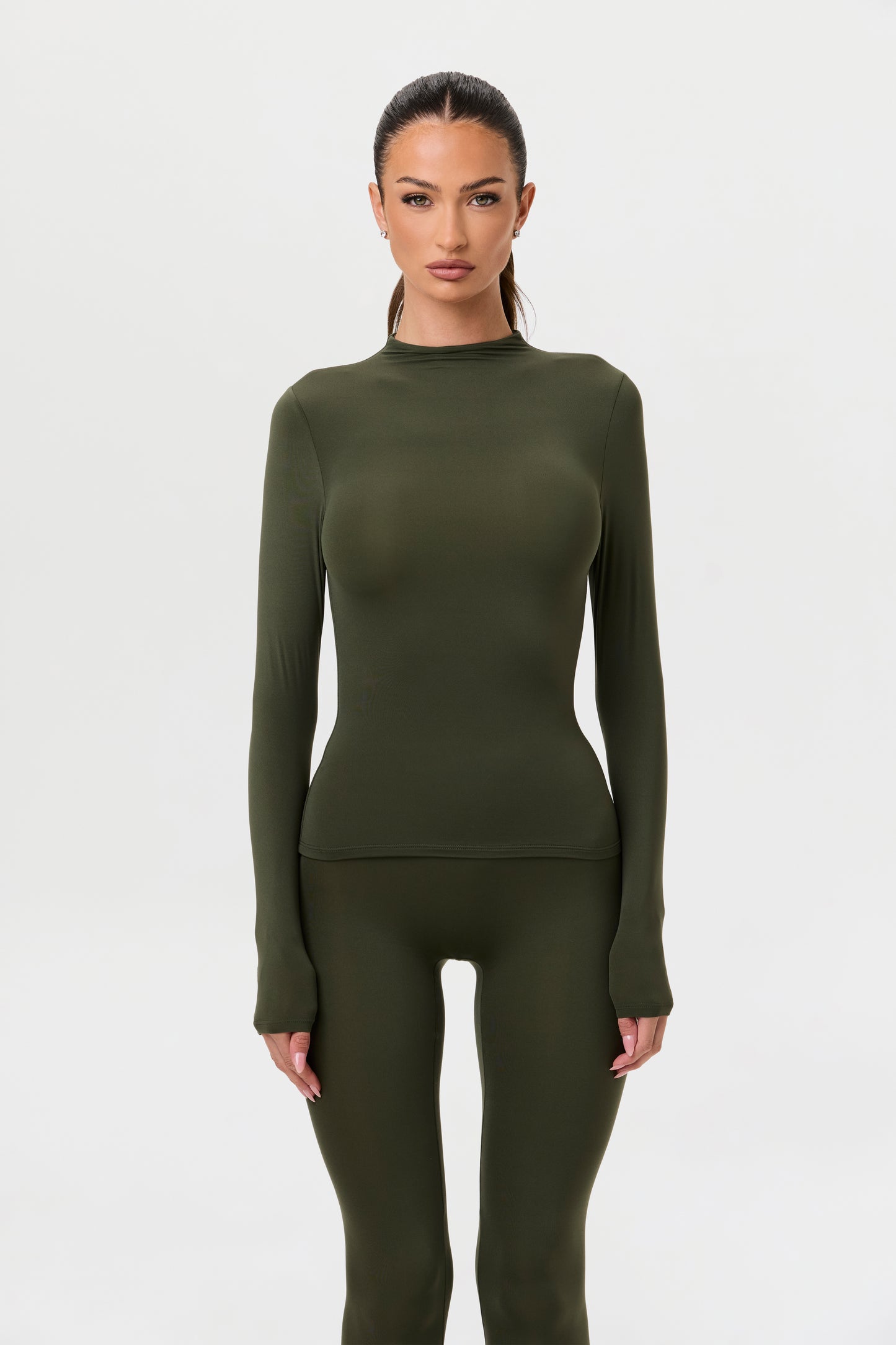 Naked Mock Neck Top