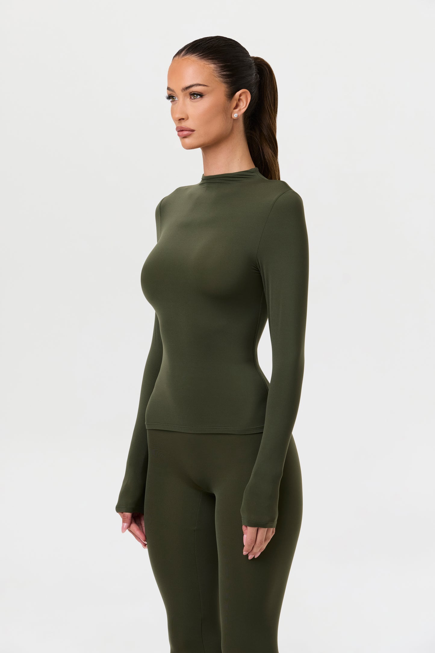 Naked Mock Neck Top