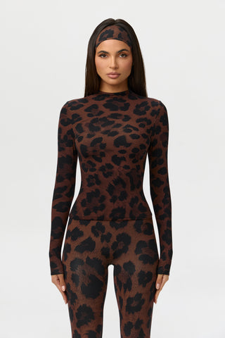 Naked Animal Print Top