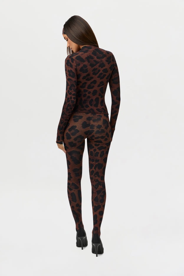 Naked Animal Print Tights