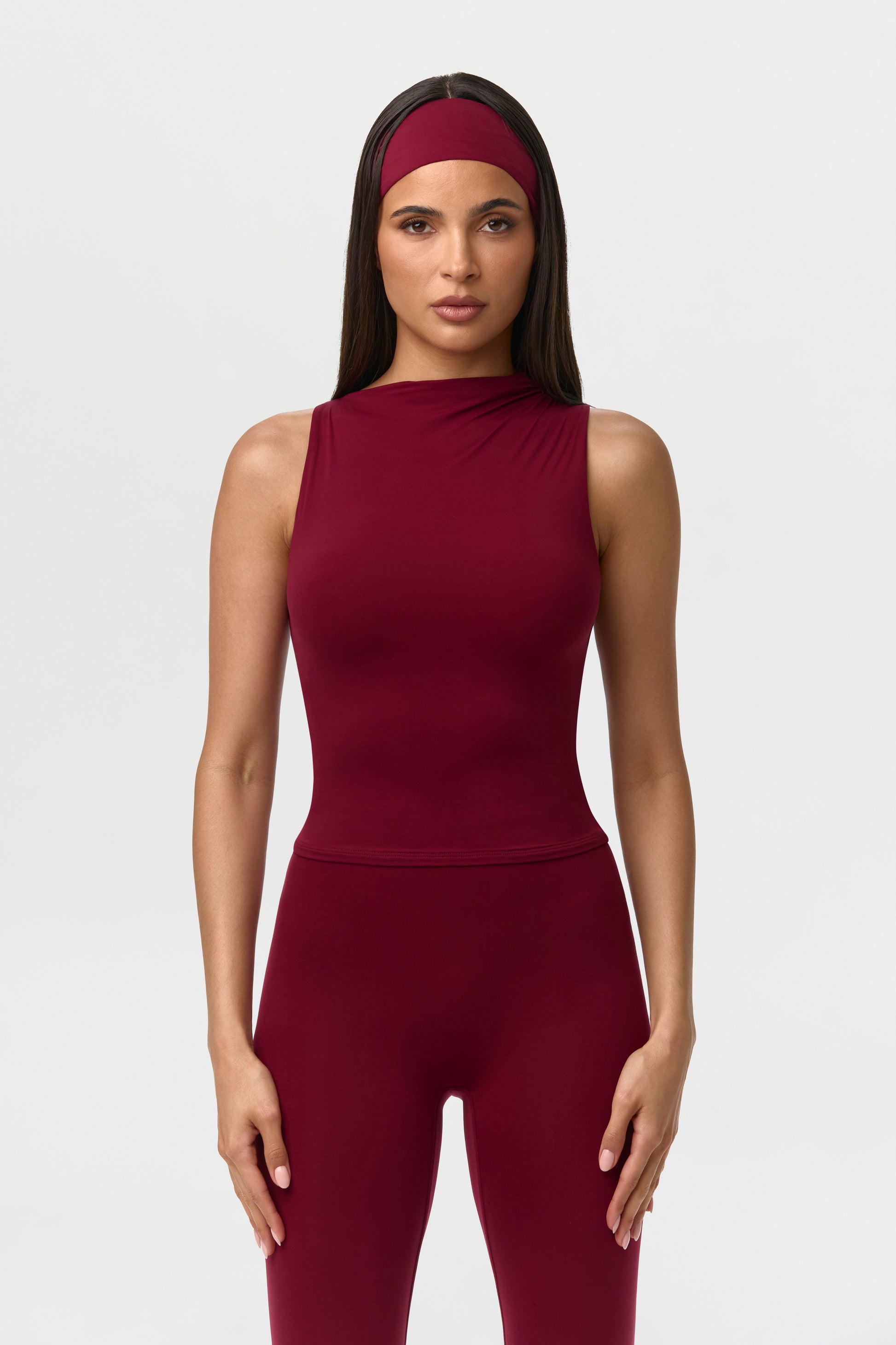 Naked Asymmetric Sleeveless Top