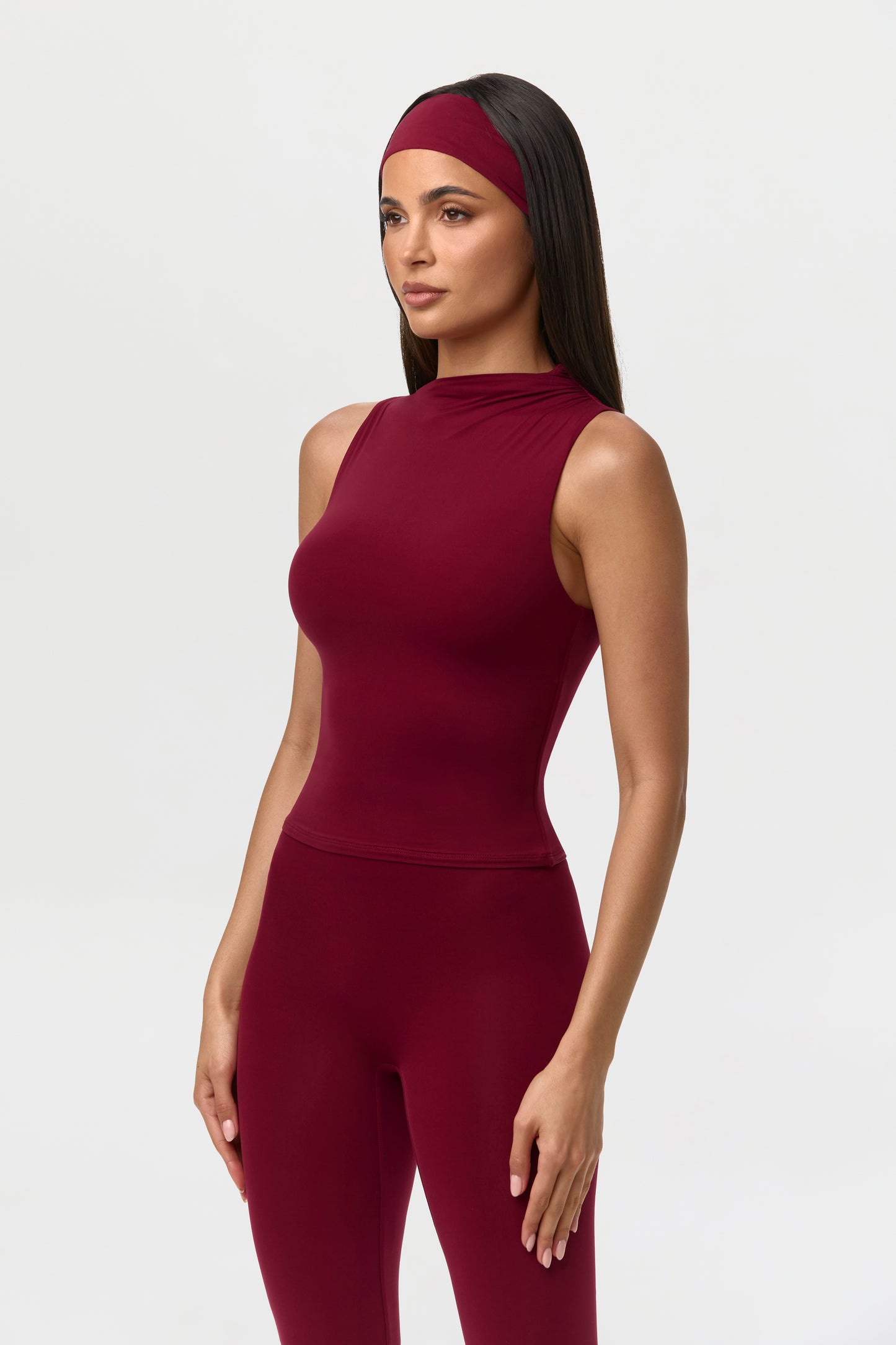 Naked Asymmetric Sleeveless Top