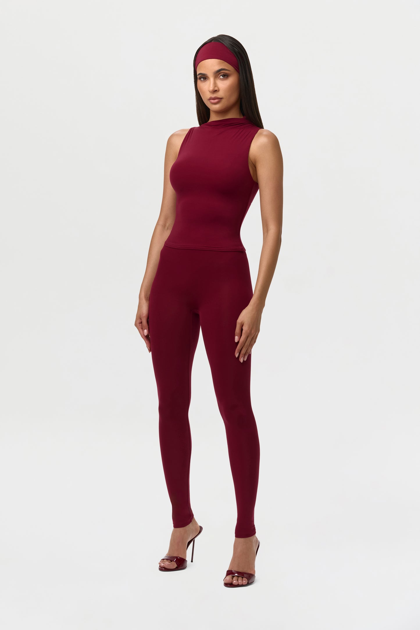 Naked Asymmetric Sleeveless Top