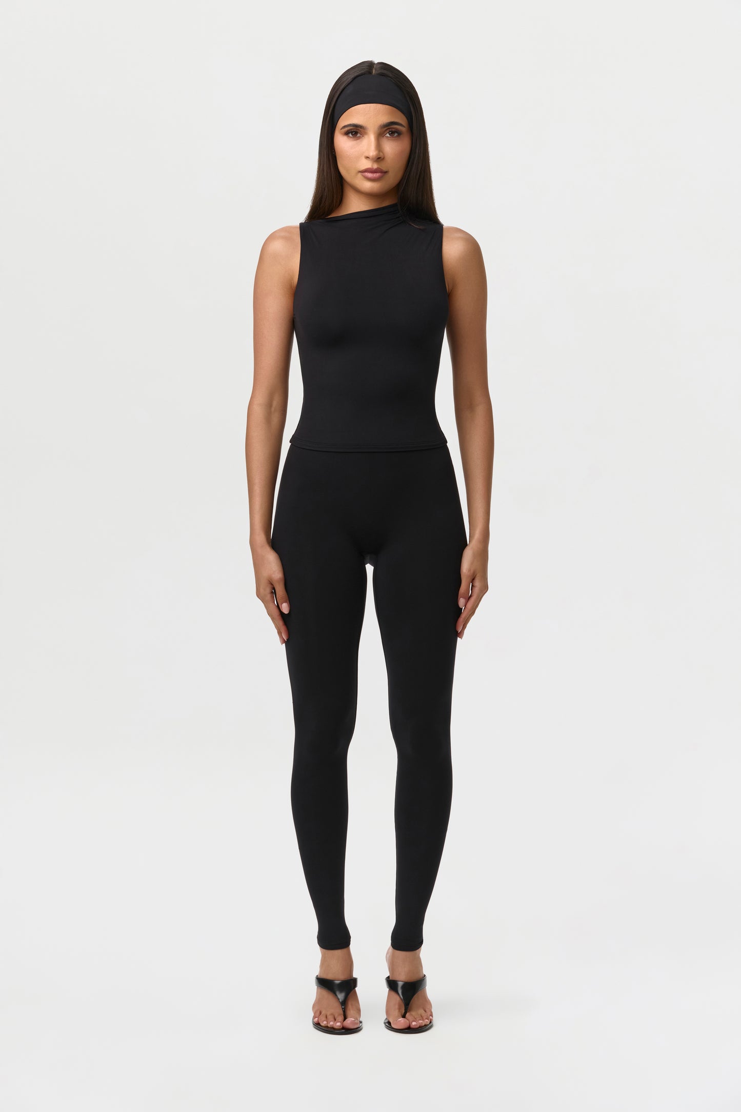 Naked Asymmetric Sleeveless Top
