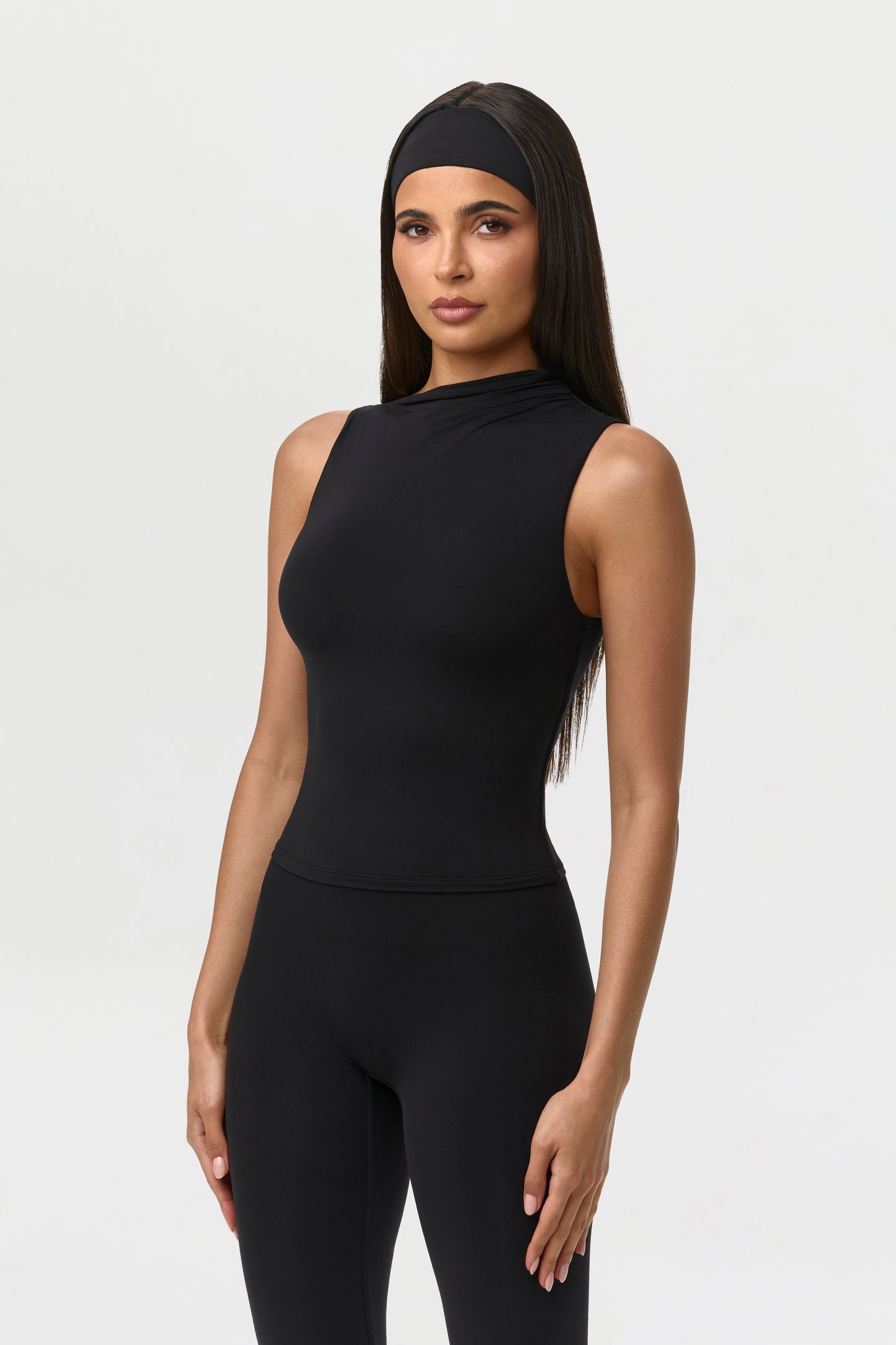 Naked Asymmetric Sleeveless Top