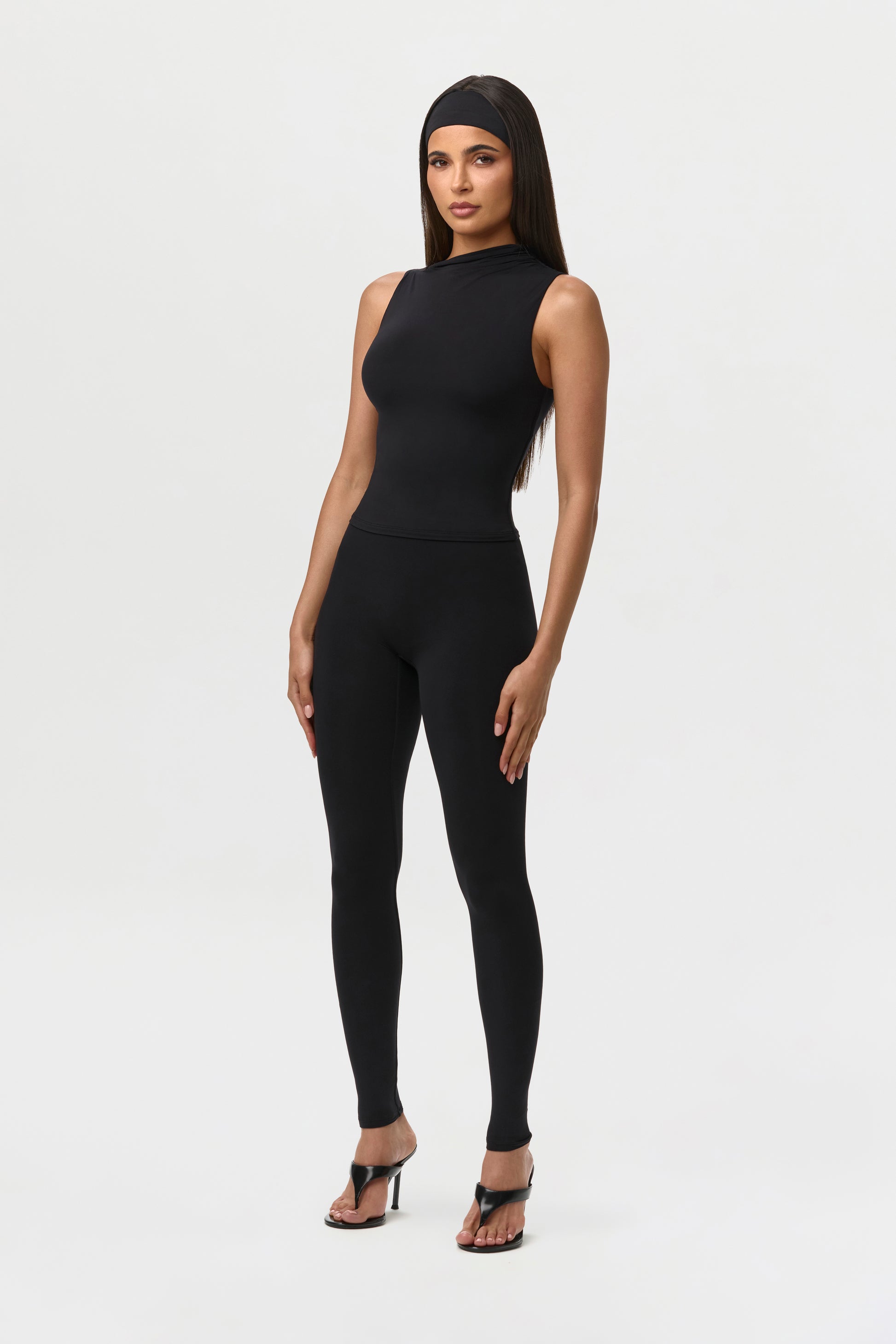 Naked Asymmetric Sleeveless Top