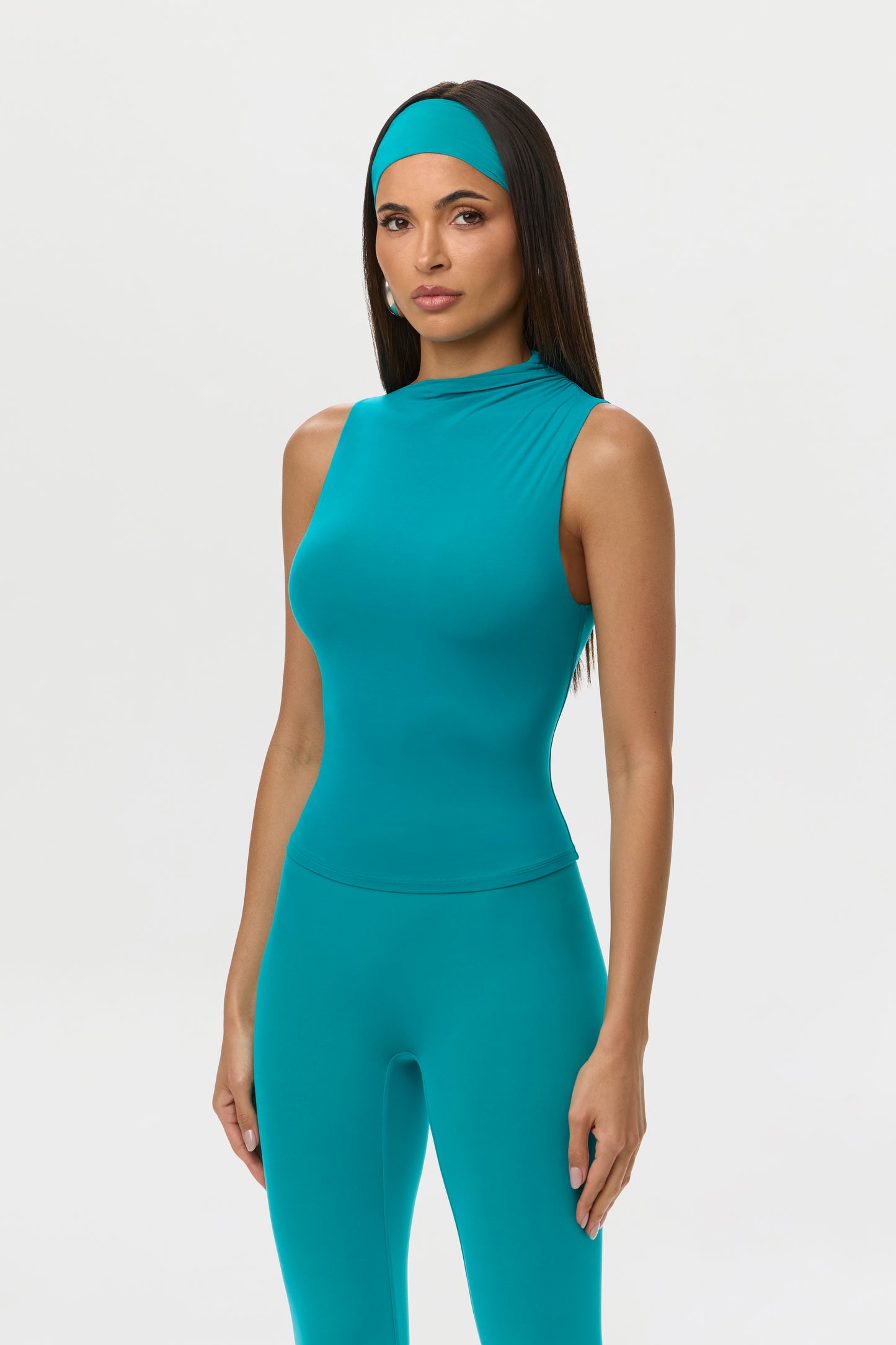 Aqua Naked Sleeveless Top
