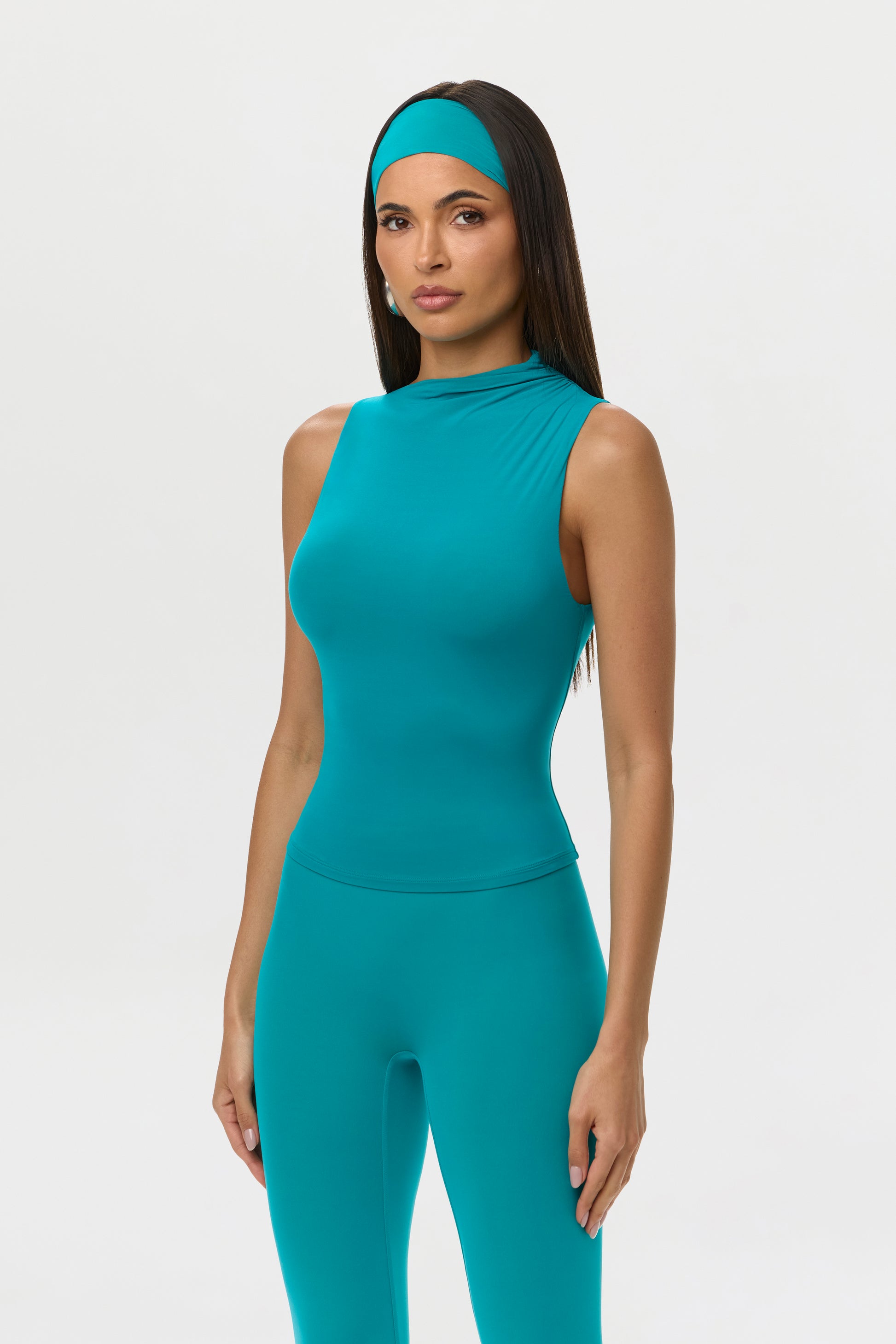 Aqua Naked Sleeveless Top