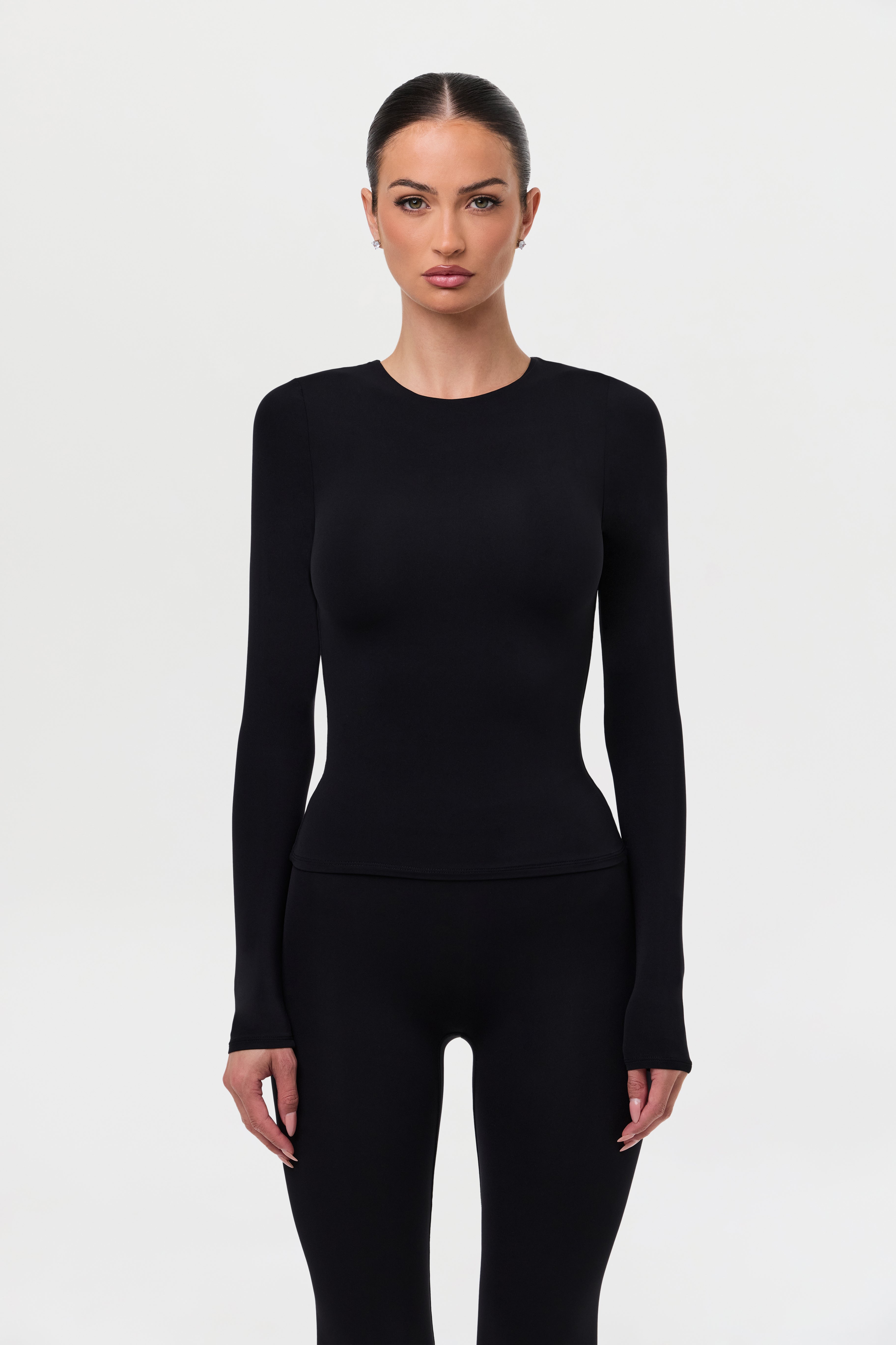 Naked Crewneck Top