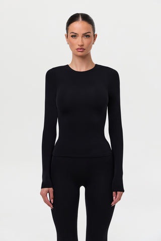 Naked Crewneck Top