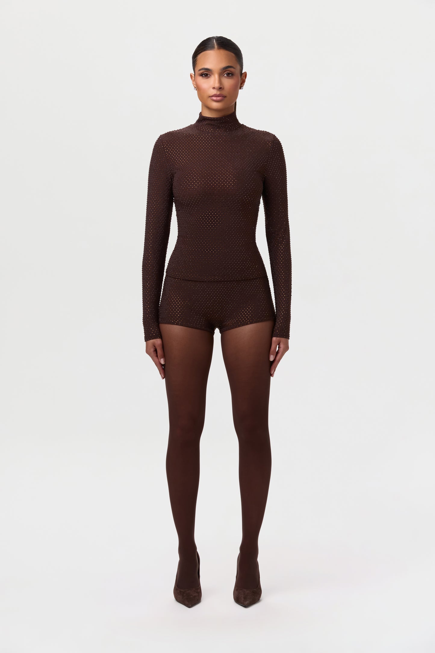 Crystal High Waisted Hot Pants