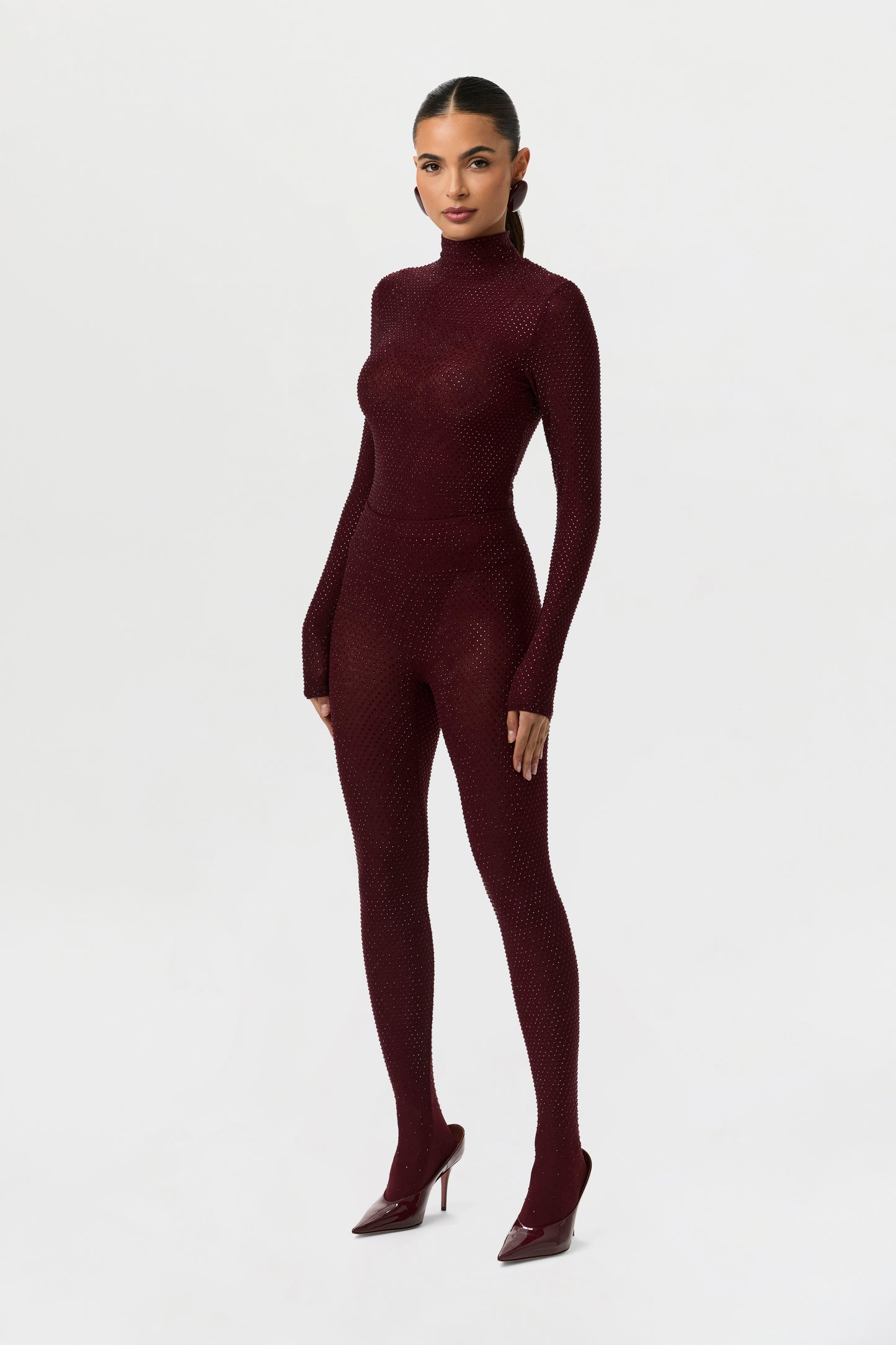 Crystal Closed Toe Leggings Petite