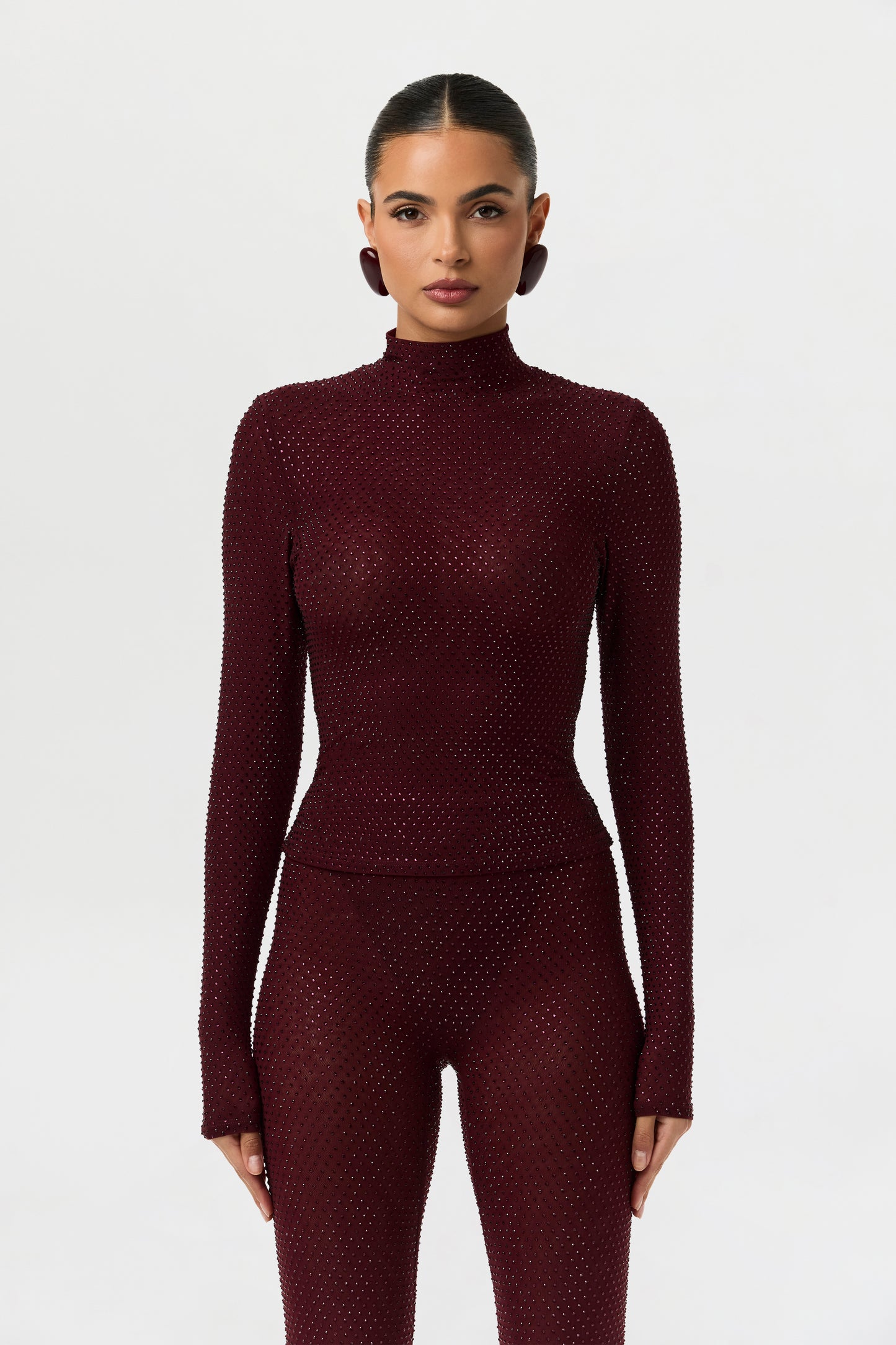 Crystal Closed Toe Leggings