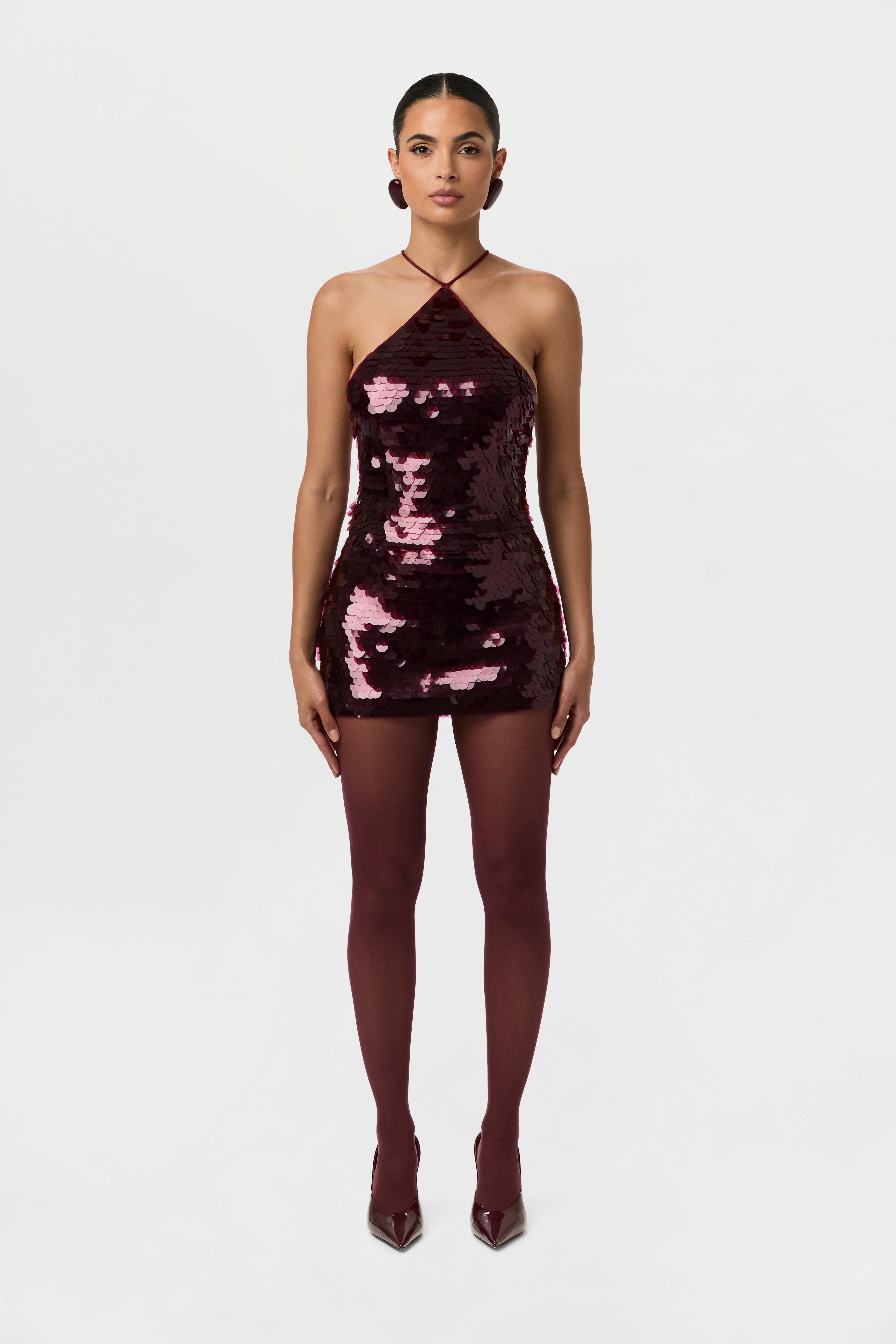 Sequin High Waist Mini Skirt