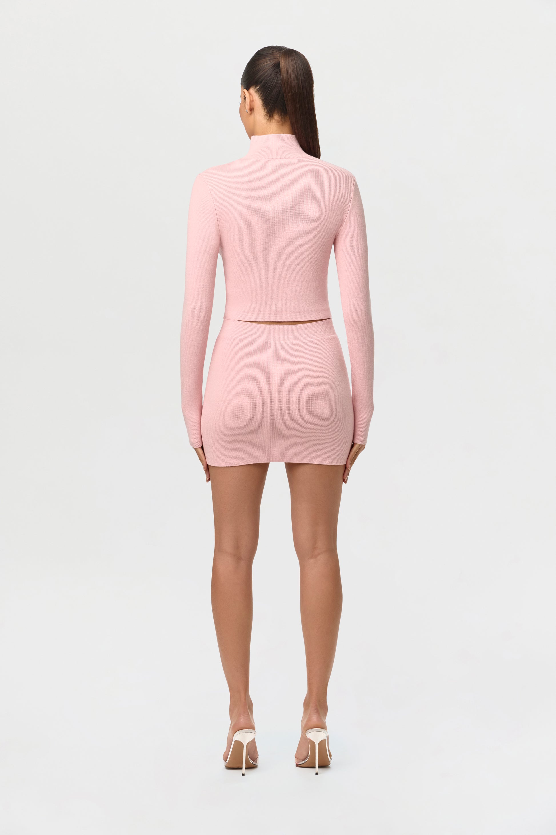 mini skirt mini dresses Pink One Shoulder Cutout Knot Dimmi Dress XS A sweetheart neckline brings attention to your dcolletage and collarbones Strapless Pleated Satin Mini Dress