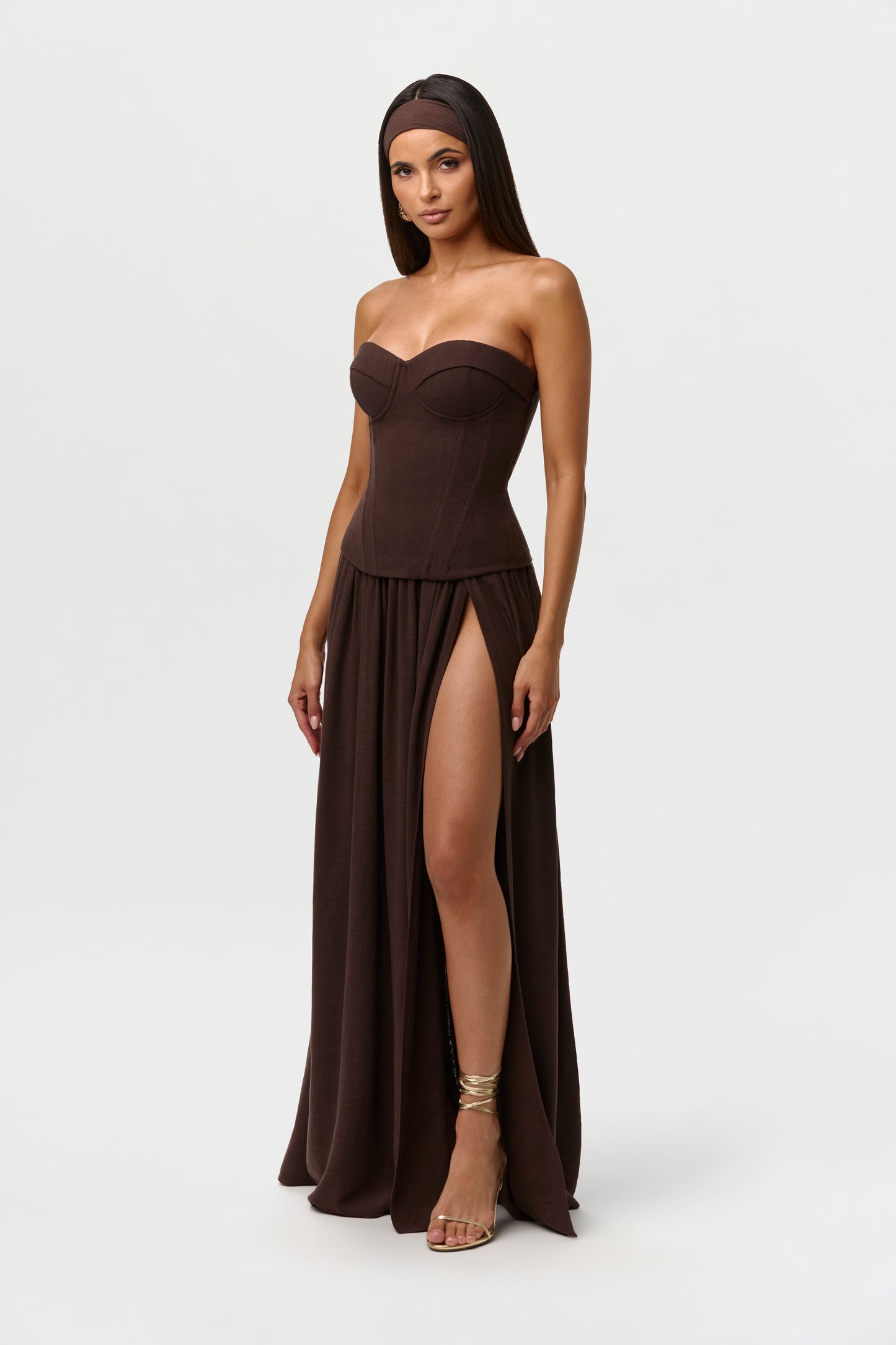 Linen Corset Top