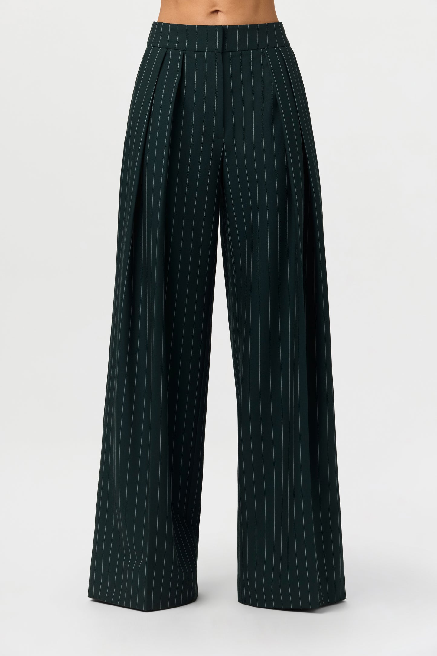 Suiting Pinstripe Wide-leg Pants
