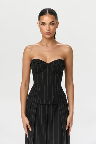 Suiting Pinstripe Bustier