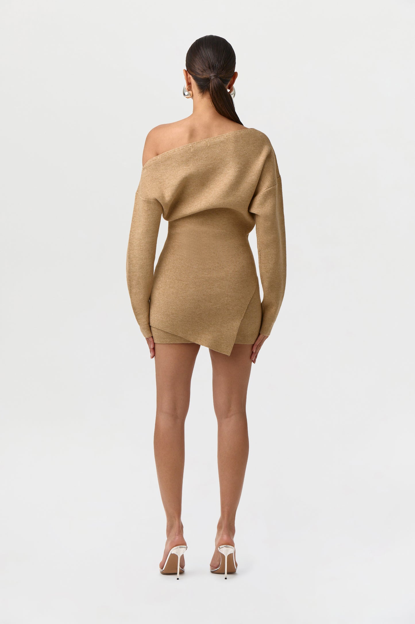 Knit High Waist Mini Skirt