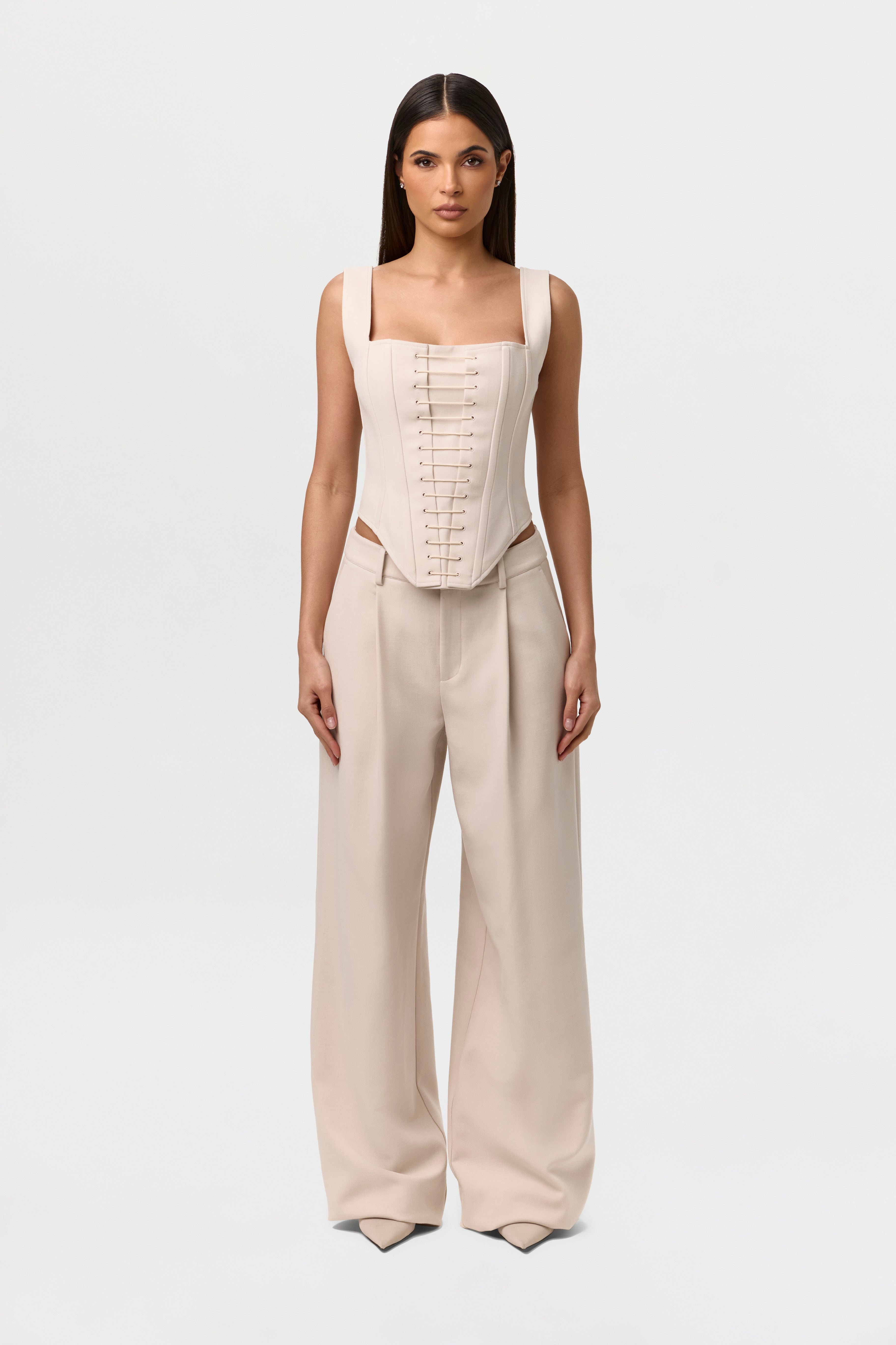 Suiting Wide-Leg Pants