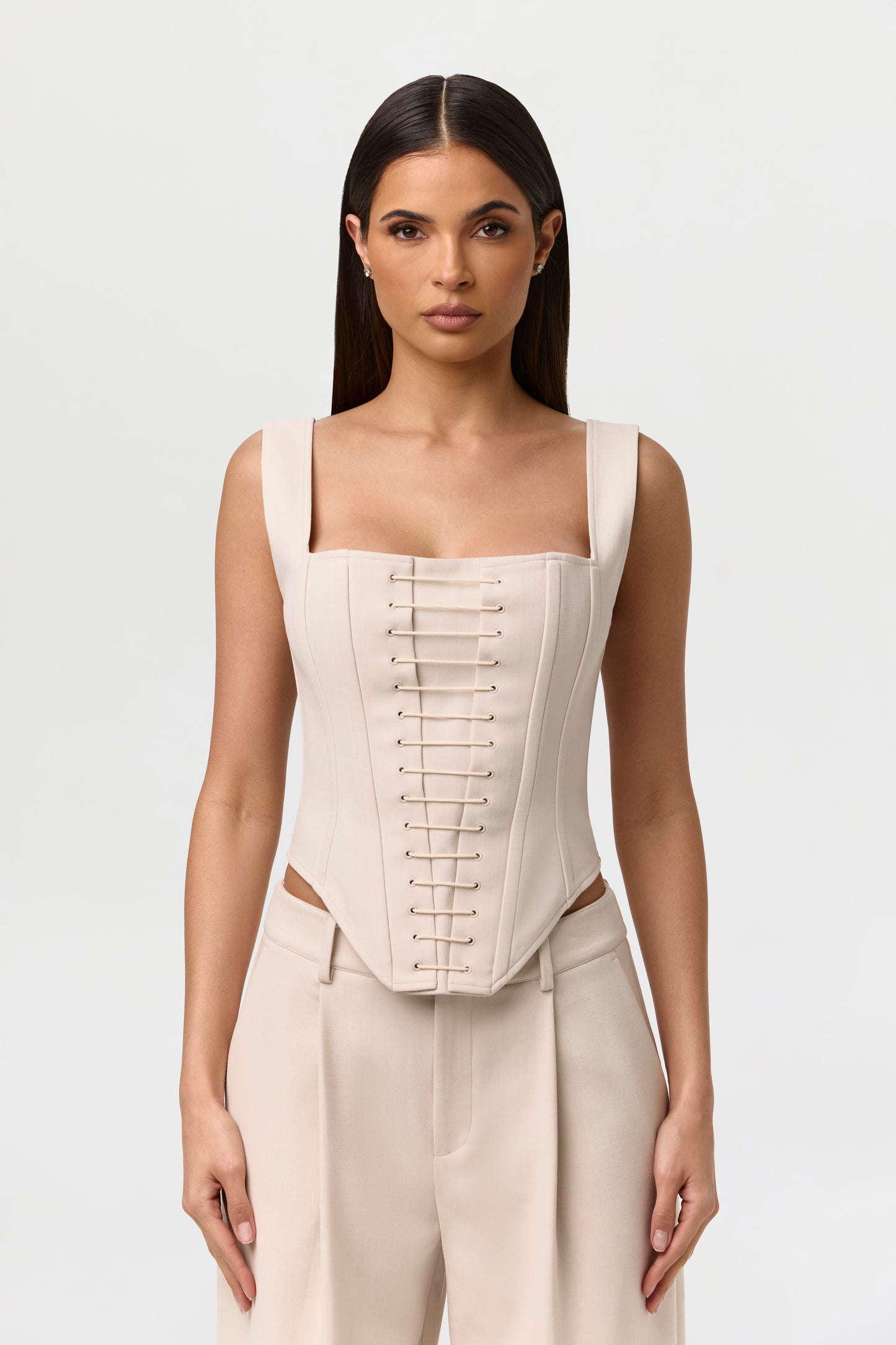 Suiting Tank Corset Top