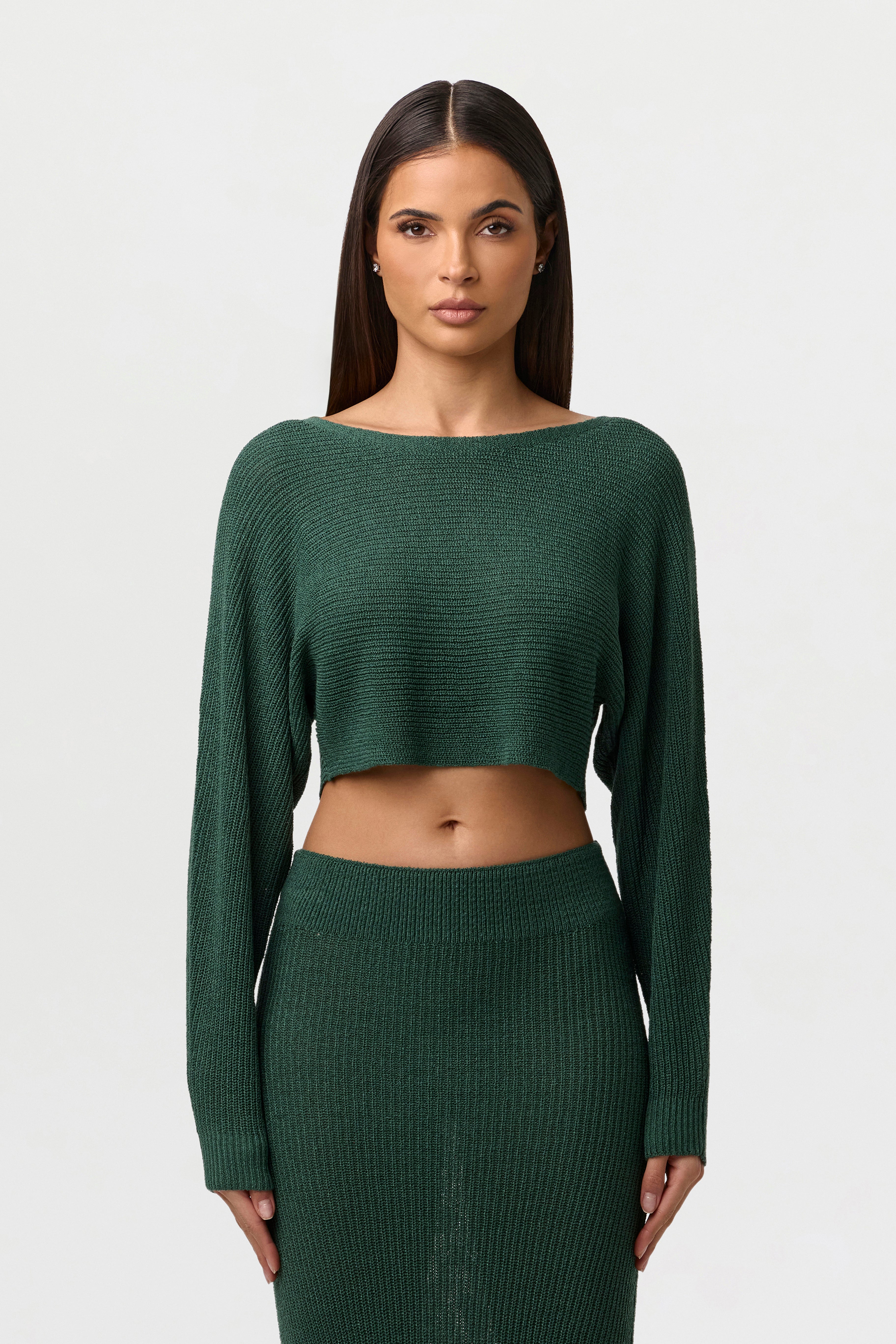 Ribbed Knit Crop Top – Naked Wardrobe