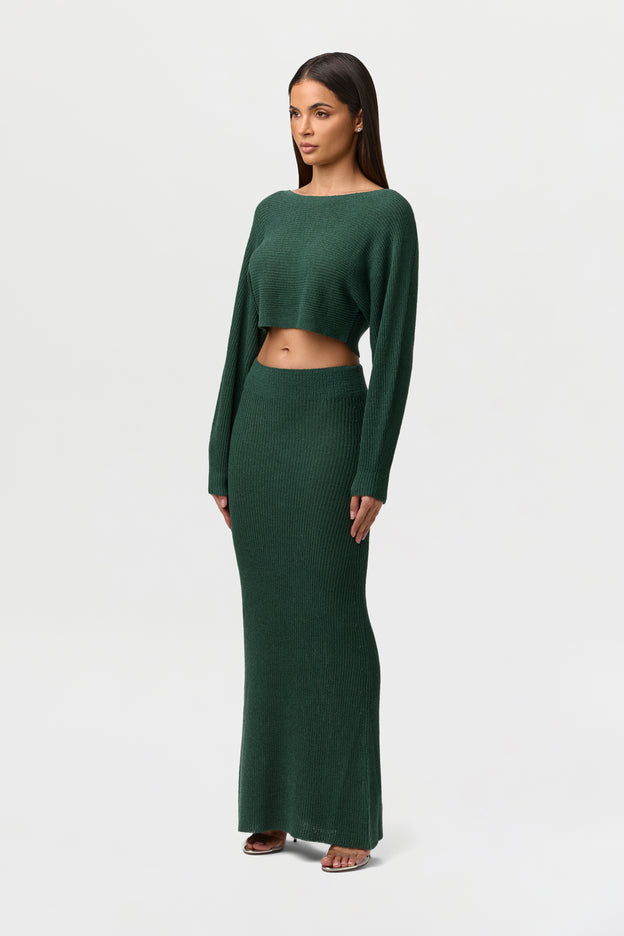 Ribbed Knit Crop Top