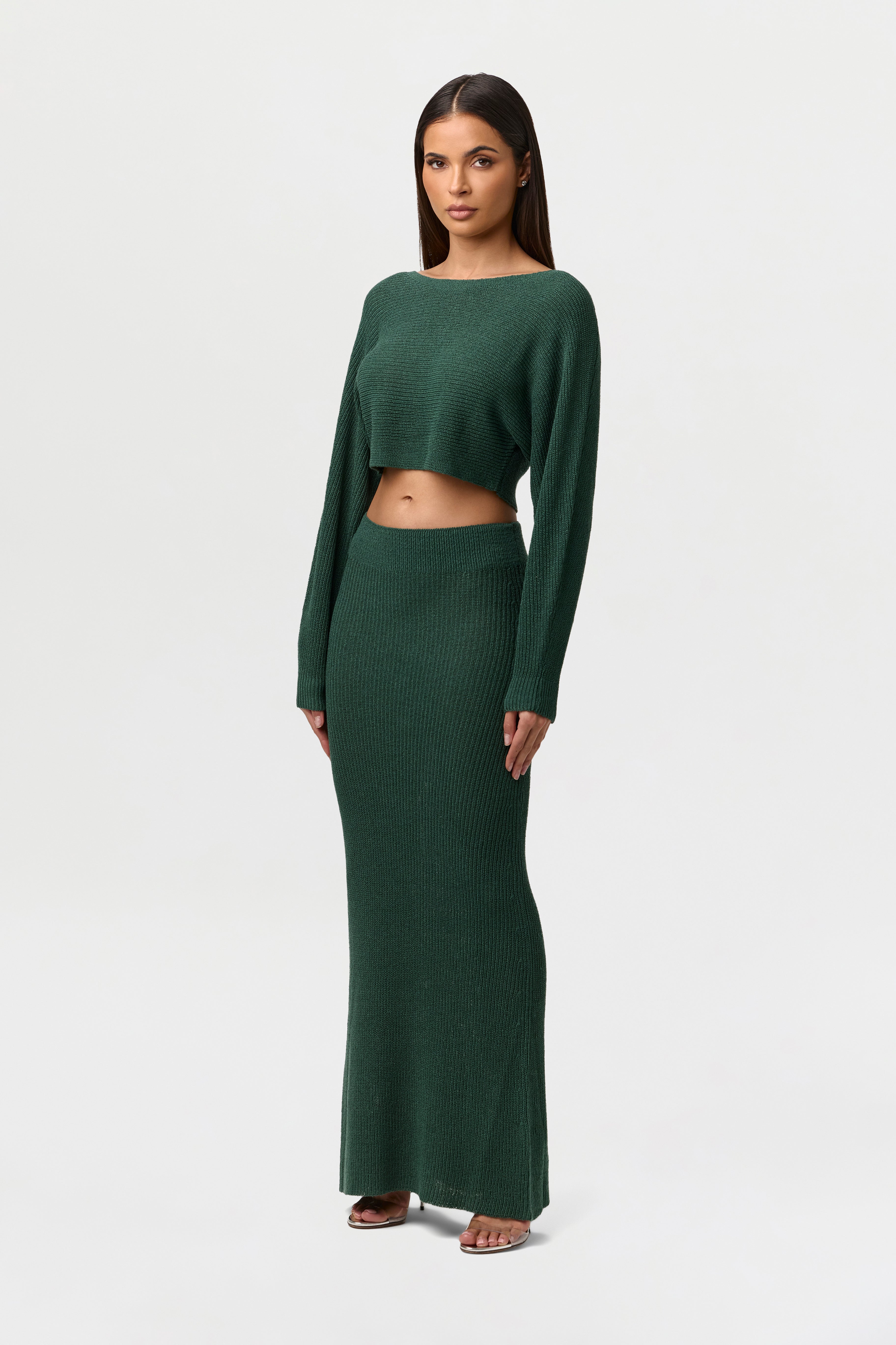 Ribbed Knit Crop Top – Naked Wardrobe