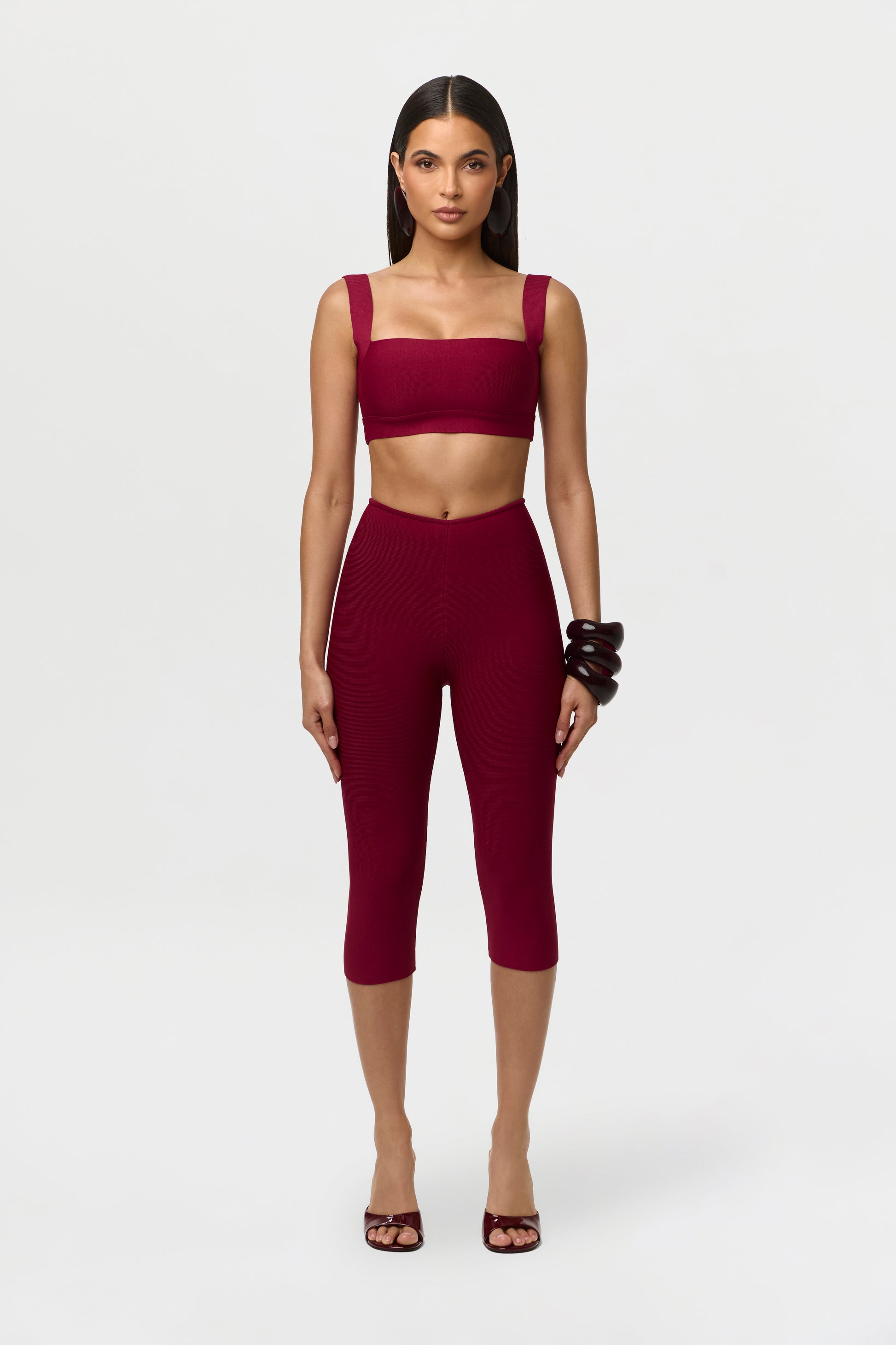 Knit Sculpt Capri Leggings