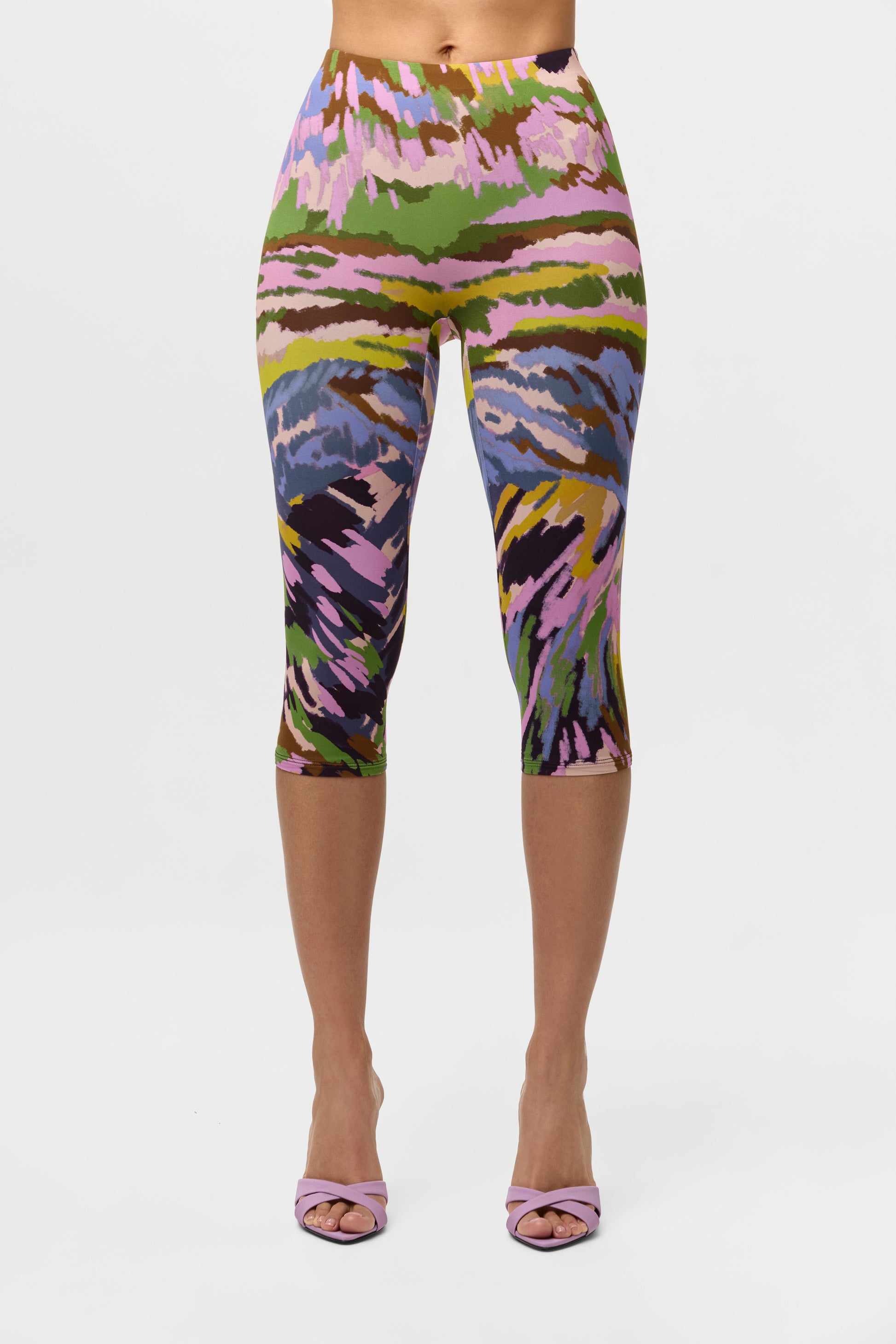 Naked Print Capri Legging