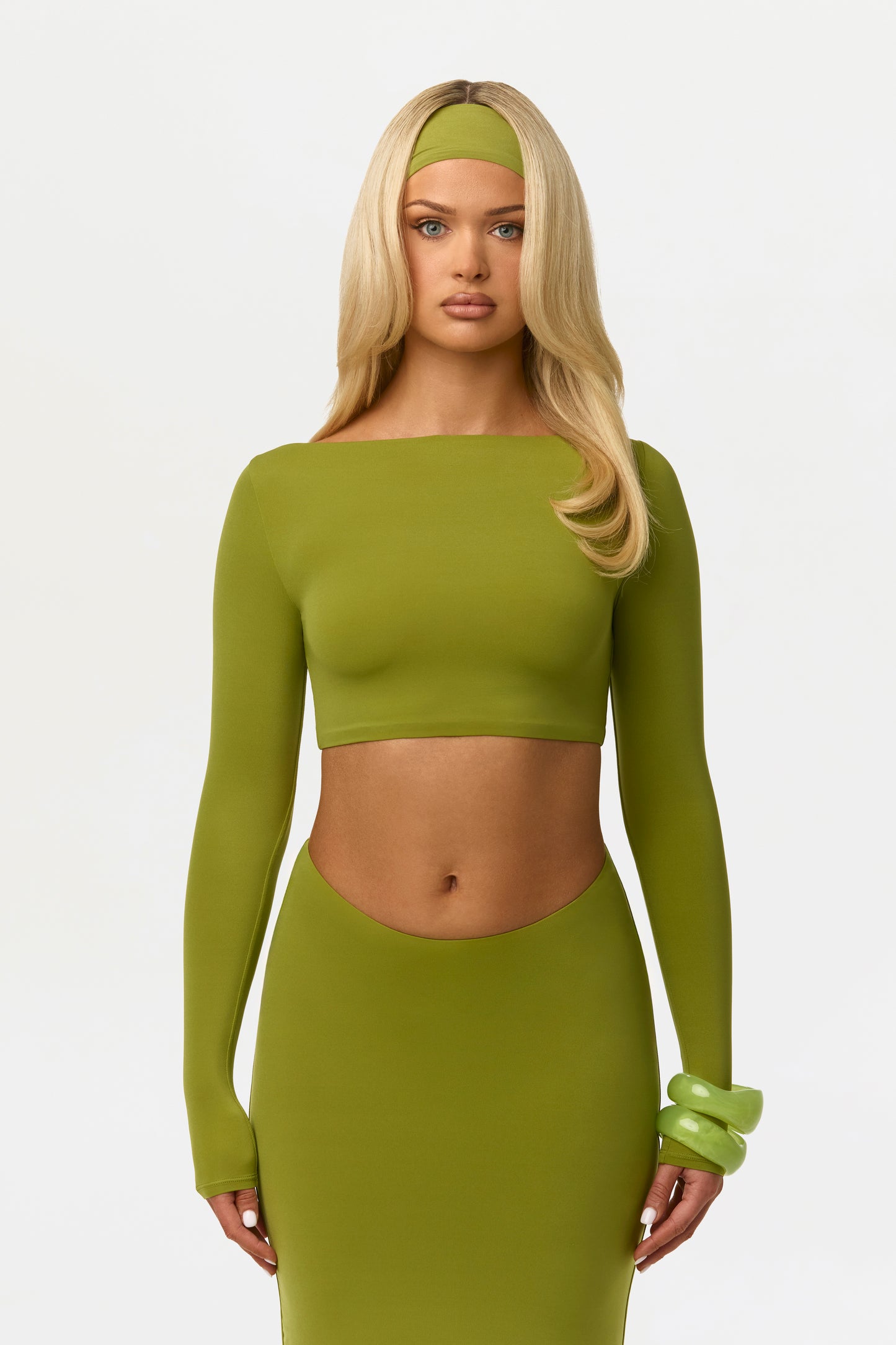 Naked Bateau Crop Top